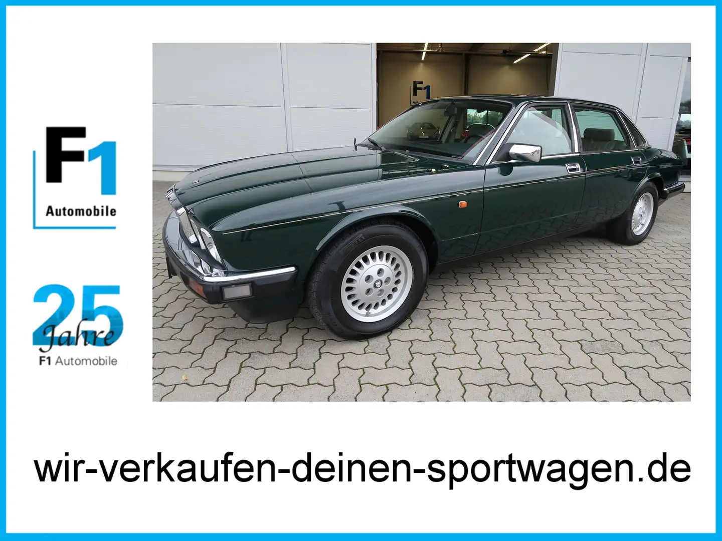 Jaguar XJ40 3.2 Oldtimer HU neu außergw. Zust. deut. Fzg. Grün - 1