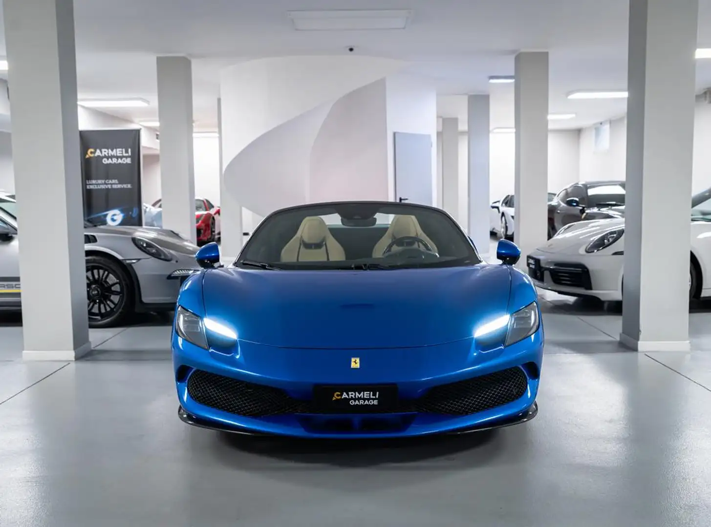 Ferrari 296 GTS -IVA ESPOSTA-FULL CARBONIO-PPF-BLU CORSA Blauw - 2