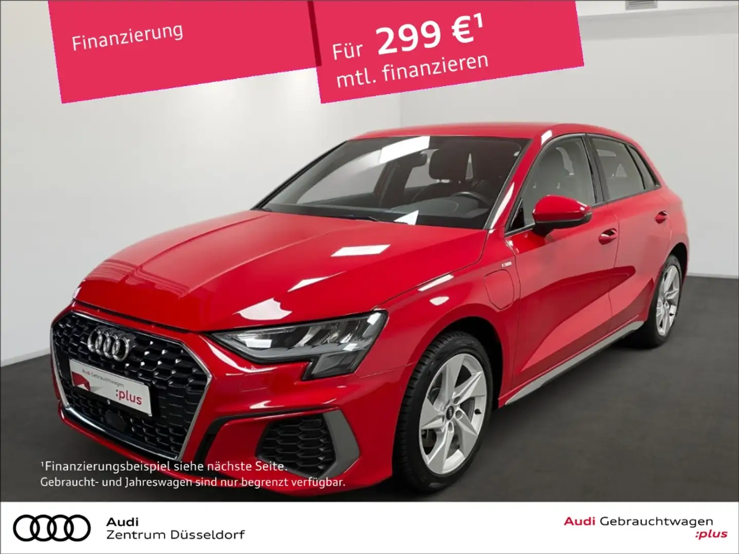 Audi A3 Sportback 40 TFSI e S tronic S-LINE LED PDC SHZ Rot - 1