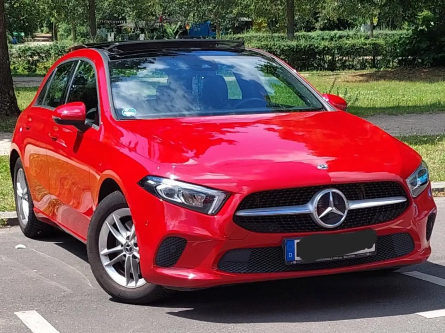Mercedes-Benz A 200 A 200  Panoramadach wenig km Piros - 2