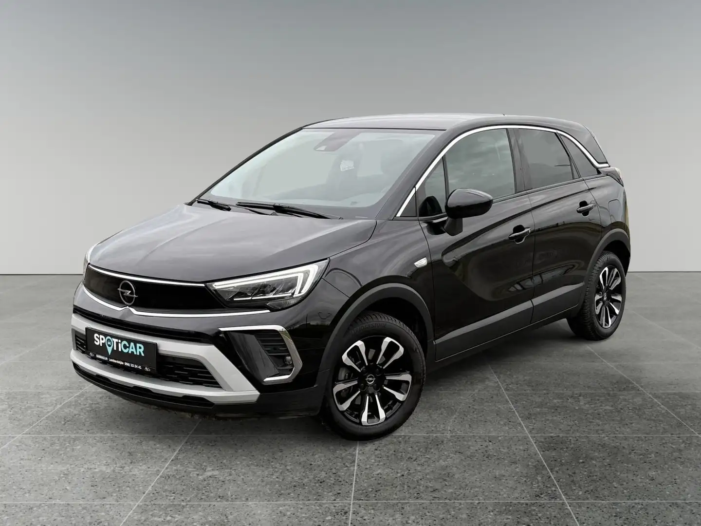 Opel Crossland Turbo S/S Elegance !! 5 800 Km!! NAVI*KEYLESS*ZET Zwart - 1