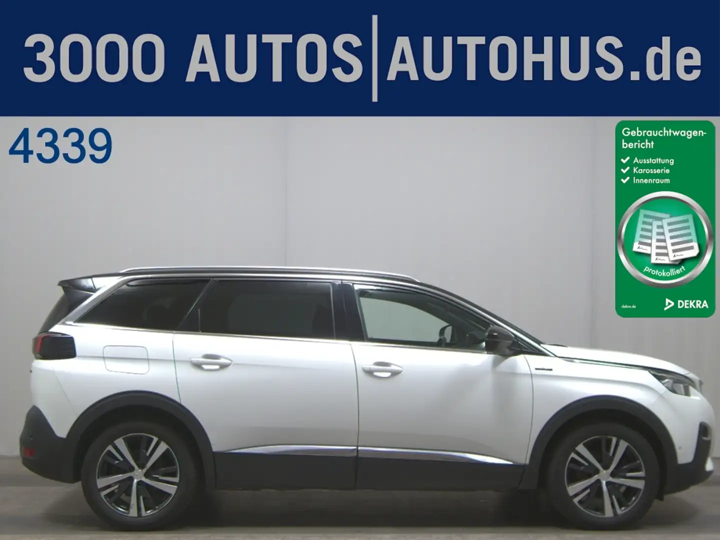 Peugeot 5008 1.5 BlueHDi 130 Allure LED Leder vc SpurH Weiß - 1