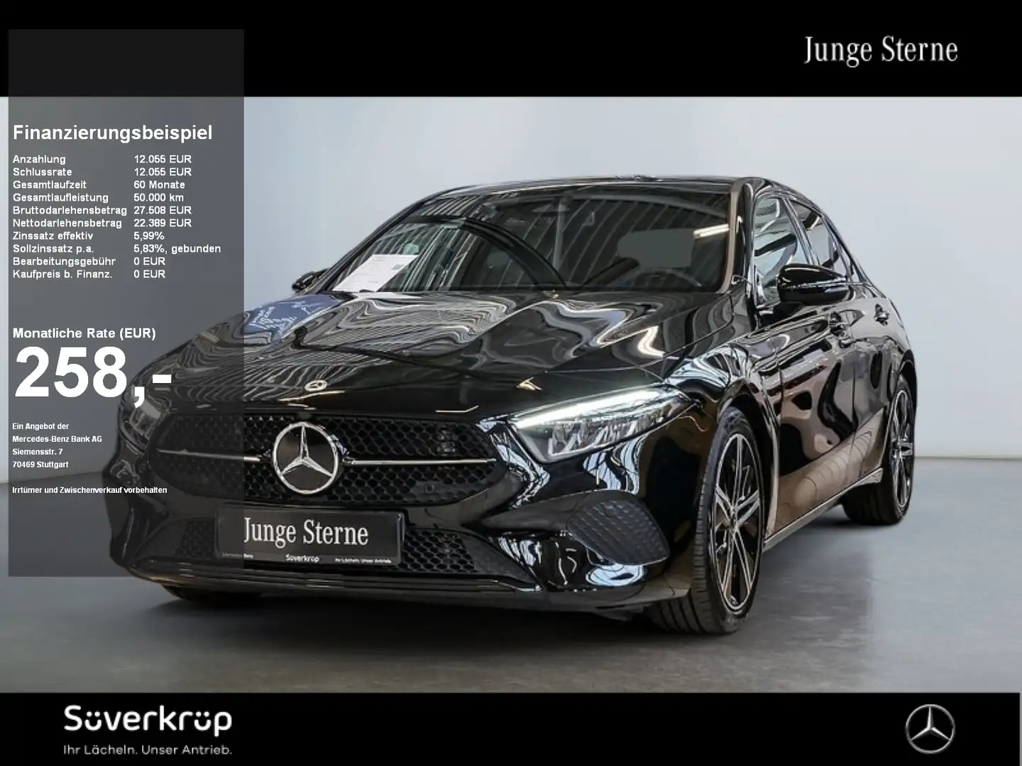 Mercedes-Benz A 200 d , NIGHT PROGRESSIVE KAMERA STANDH SPUR Noir - 1