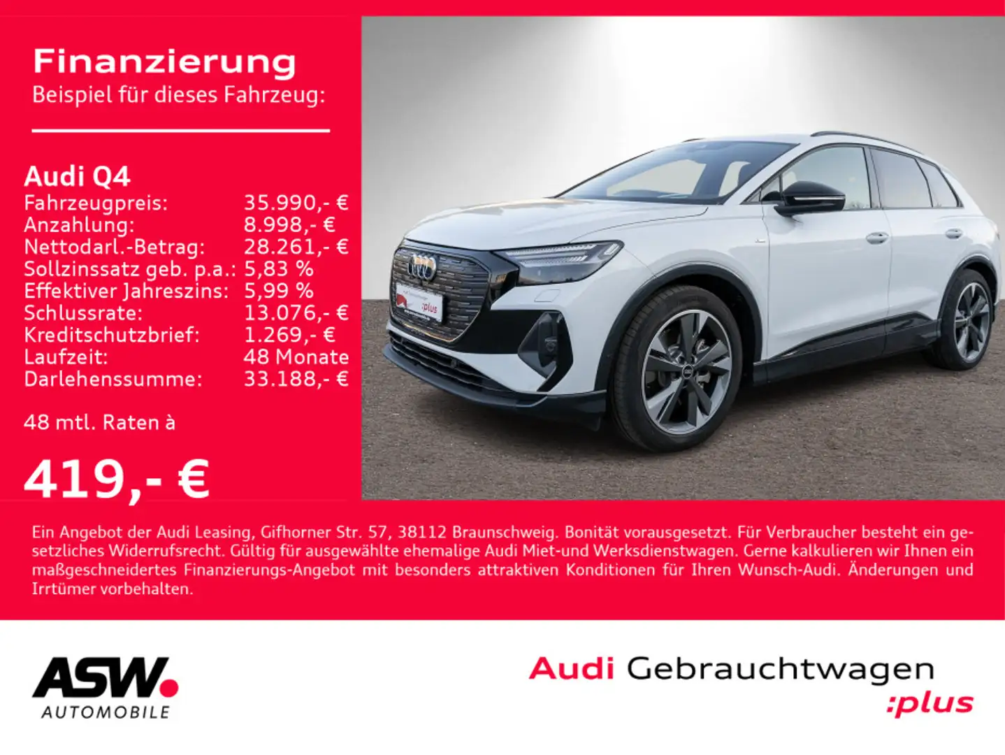 Audi S line 40 e-tron Matrix Navi RFK ACC SHZ Weiß - 1