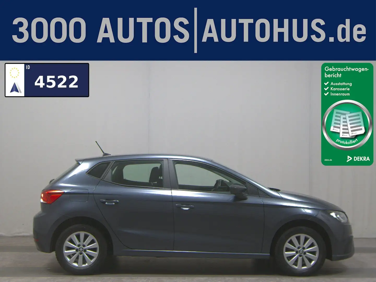 SEAT Ibiza 1.6 TDI Style Navi RFK PDC Grau - 1