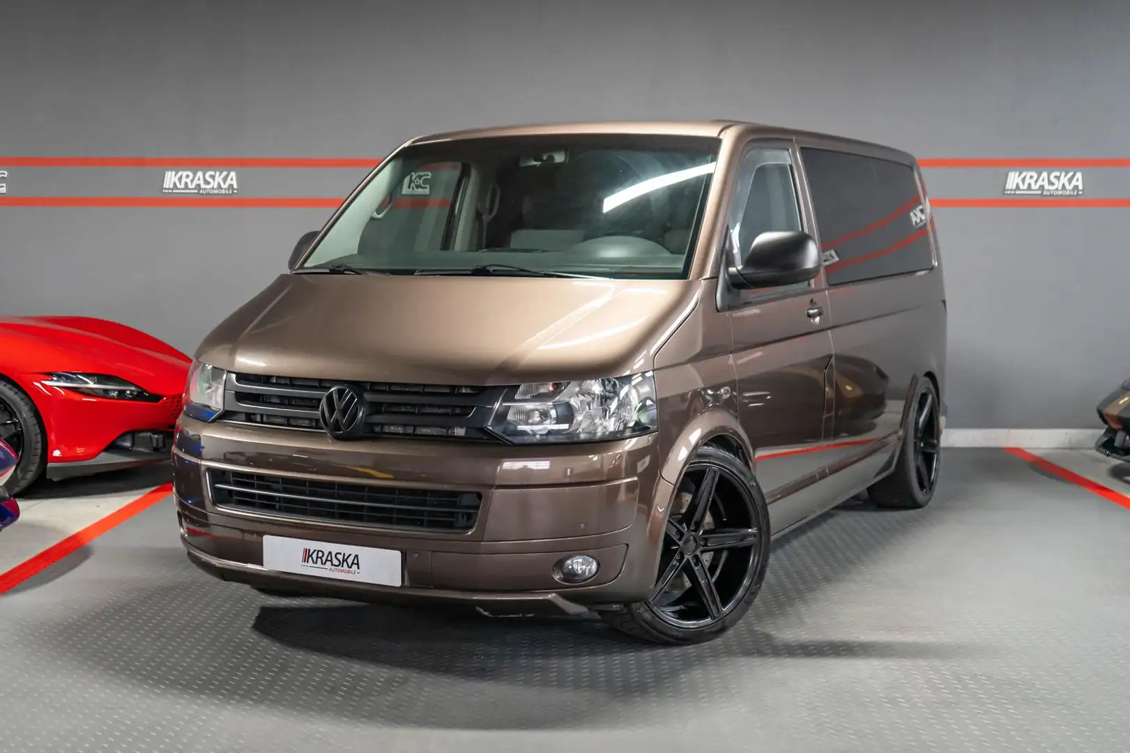 Volkswagen T5 Multivan 2.0 TDI 4Motion AHK 20" GEWINDE AHK Marrón - 2