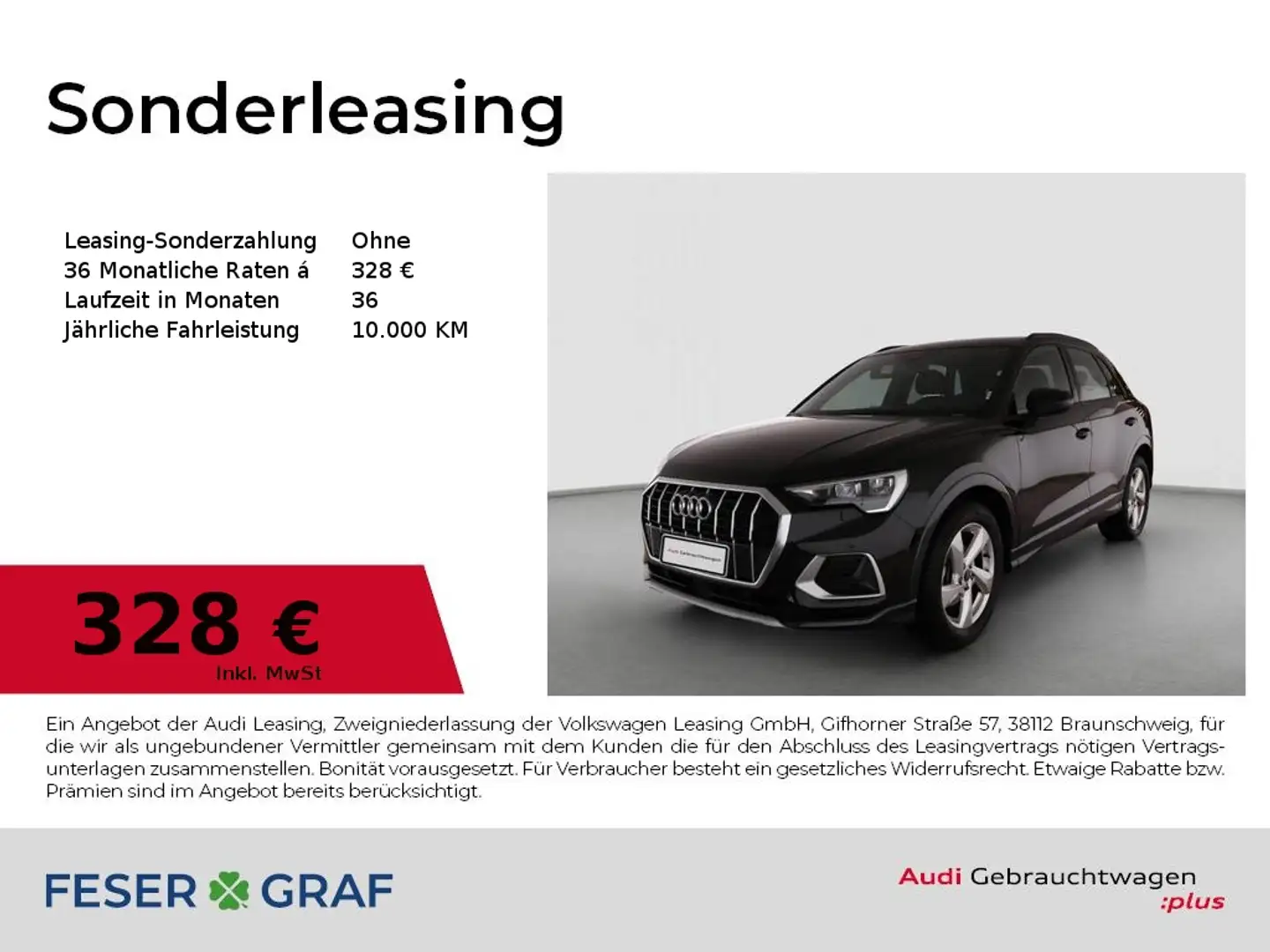 Audi Q3 35 TFSI Navi plus/R-Kamera/Memory/SHZ/Virtual/18 Z Schwarz - 1