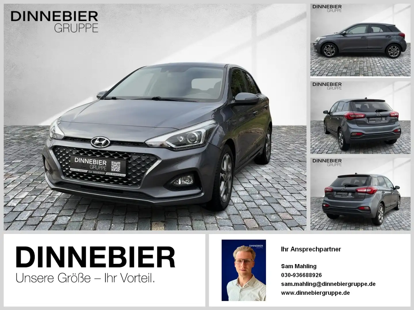 Hyundai i20 Active +ALLWETTER+KAMERA+HEIZ.+KLIMA+ Gris - 1