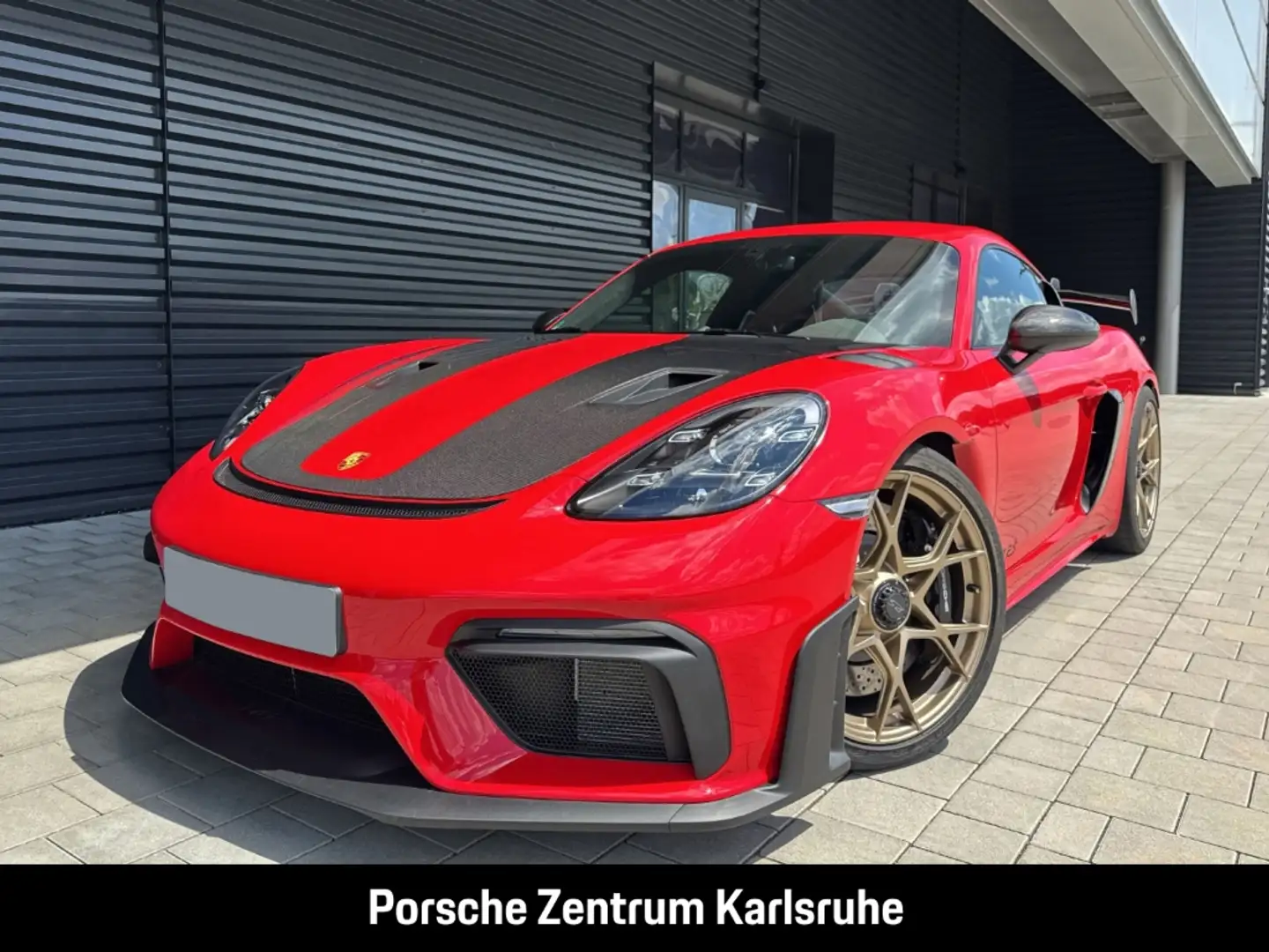 Porsche Cayman 718 GT4 RS Weissach-Paket Sportabgas PDLS Rot - 1