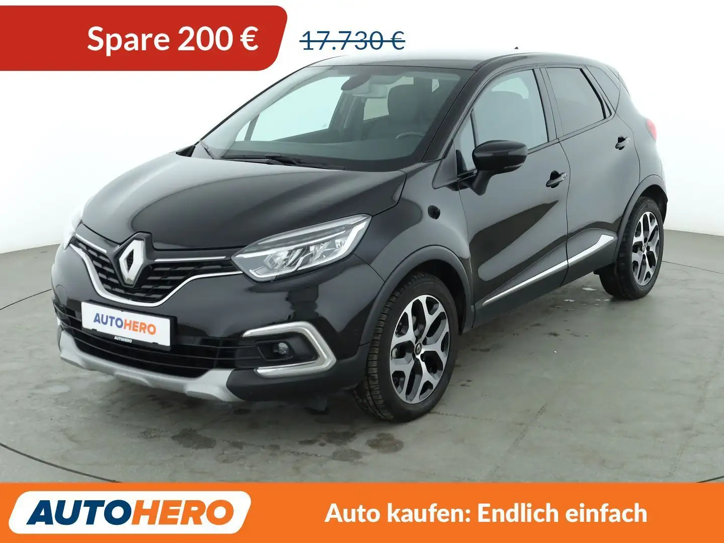 Renault Captur 1.3 TCe Collection Aut.*NAVI*CAM*SHZ* Schwarz - 1