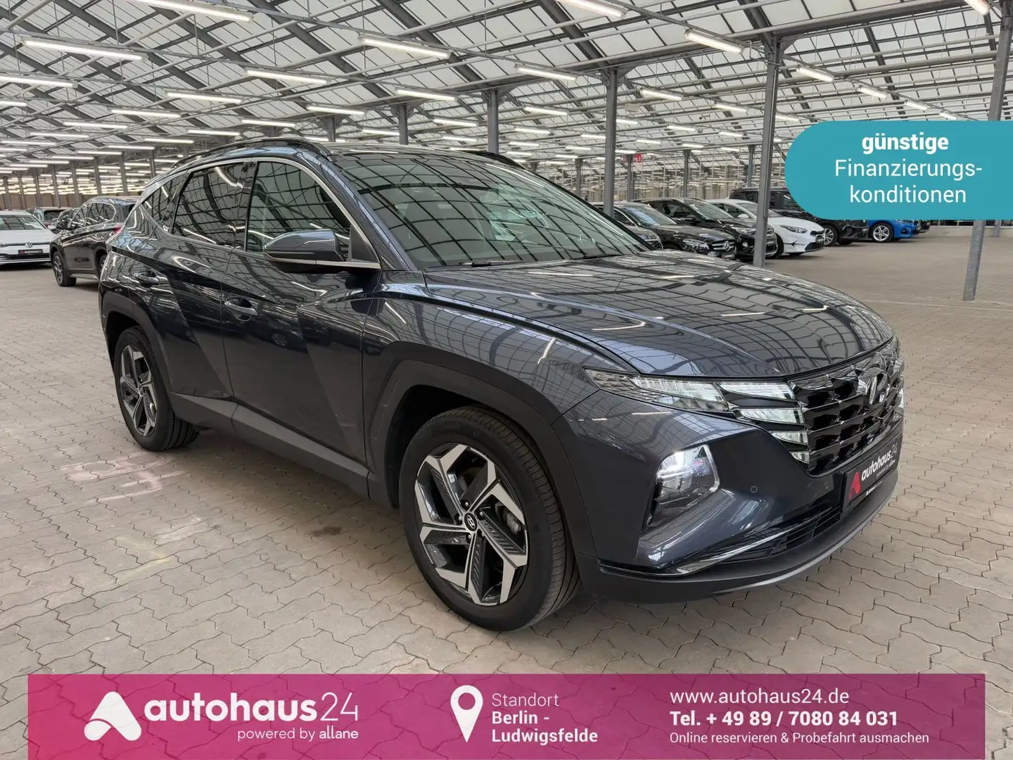 Hyundai TUCSON 1.6 T-GDI Trend 4WD|Navi|CAM|Pano|Krell Gris - 1