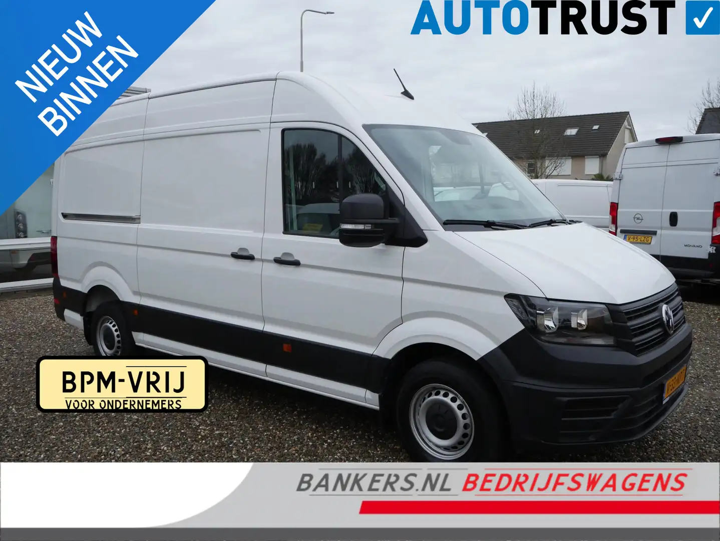 Volkswagen Crafter 2.0TDI 100PK, L3H3, AC, NAV, 27.000km! Weiß - 1
