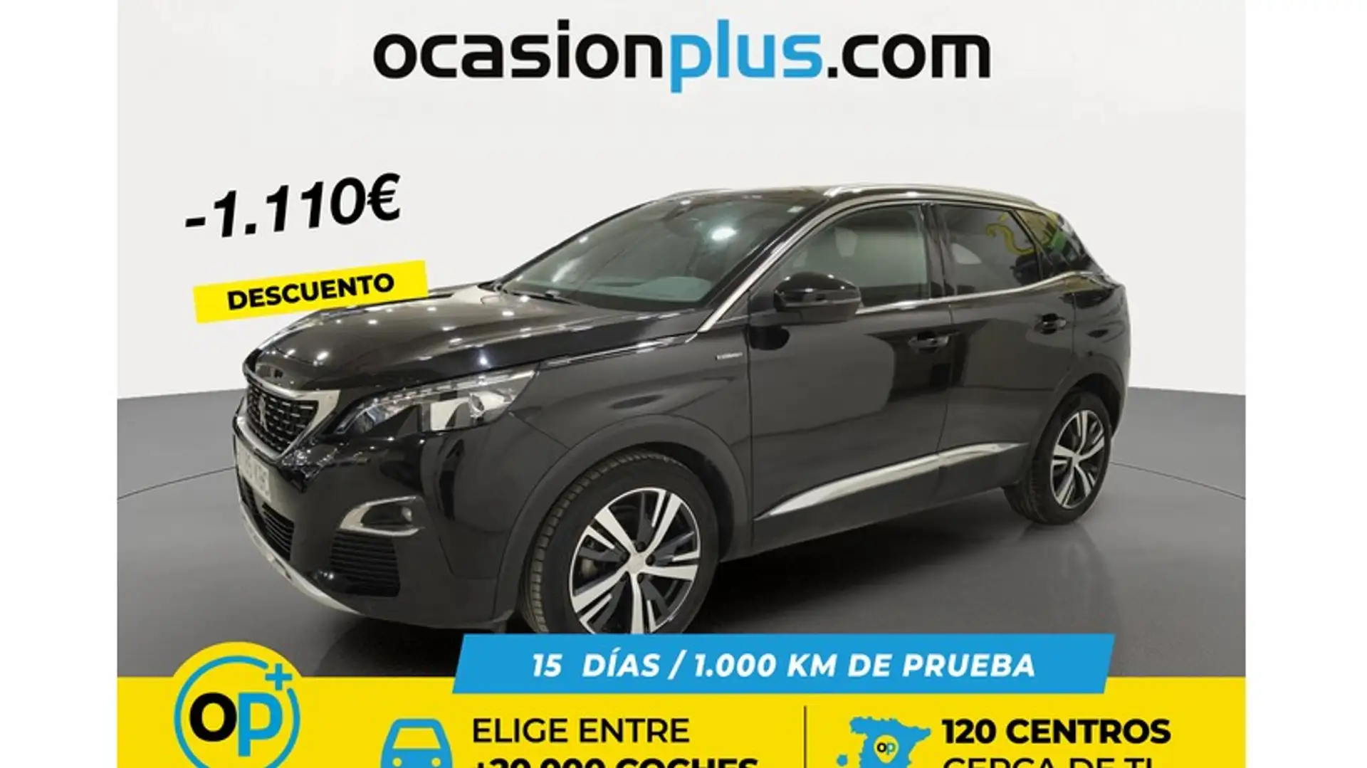 Peugeot 3008 1.6 THP GT Line EAT6 165 Noir - 1