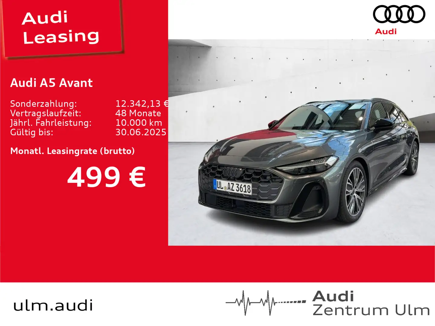 Audi A5 S line TDI qu. S tronic NAV MATRIX B&O Gris - 1
