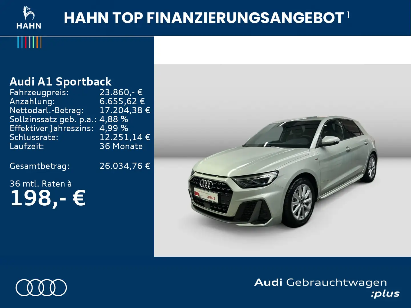 Audi A1 25 TFSI S line Virtual Carplay LED Grau - 2