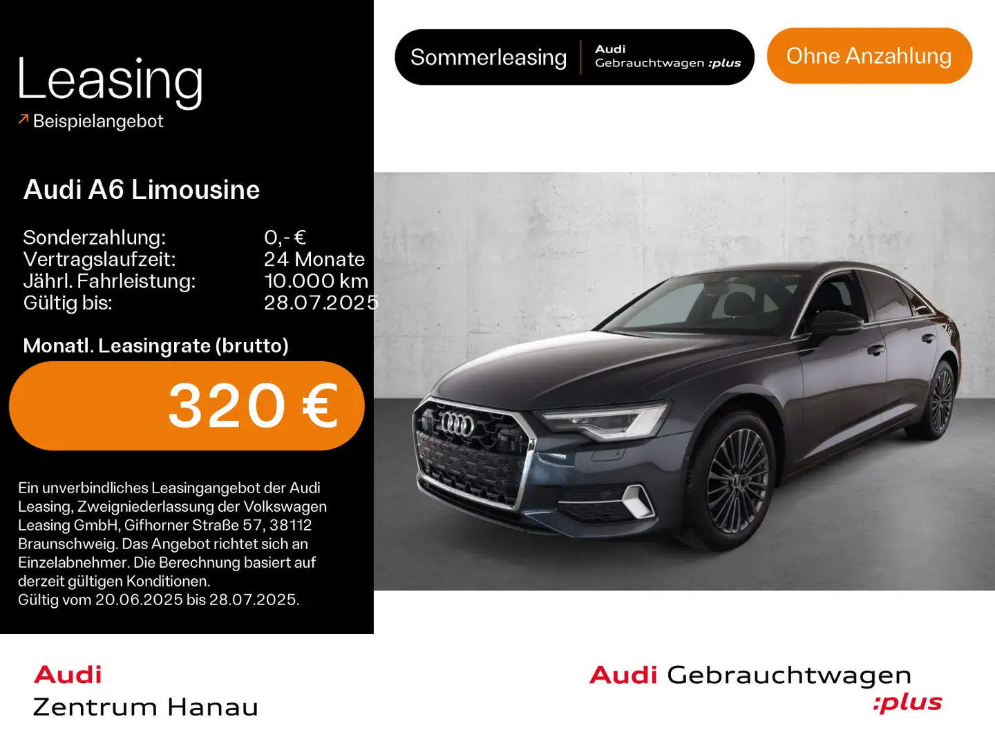 Audi A6 40 TDI advanced*NAVI-PLUS*KAMERA*LE Gris - 1