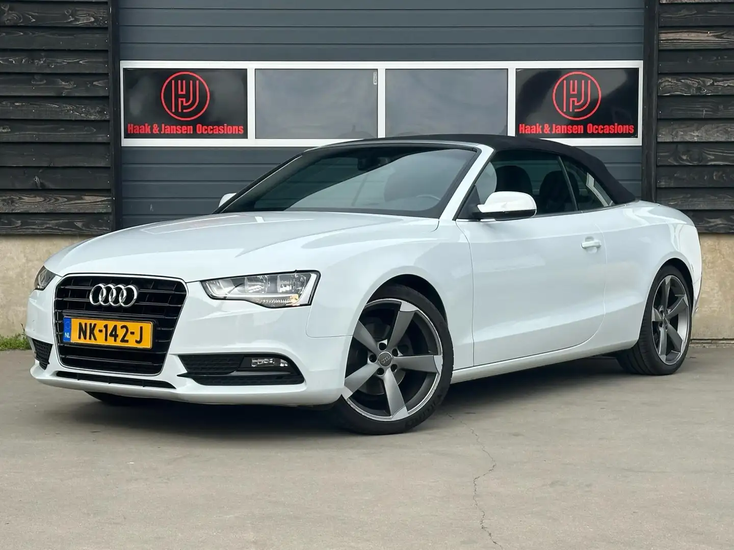 Audi A5 Cabriolet 1.8 TFSI Pro Line Automaat Navi Keyless Fehér - 2