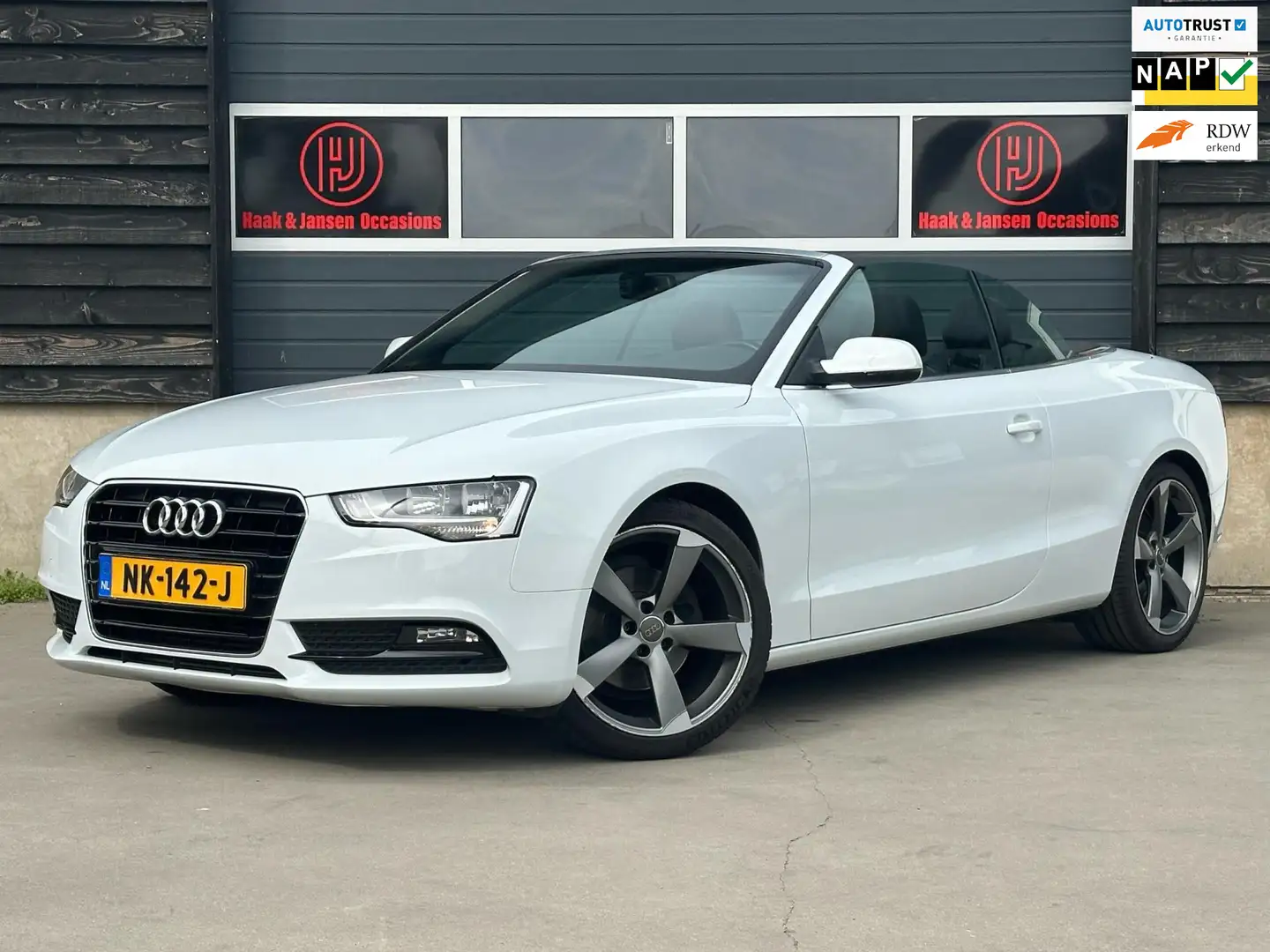 Audi A5 Cabriolet 1.8 TFSI Pro Line Automaat Navi Keyless Fehér - 1