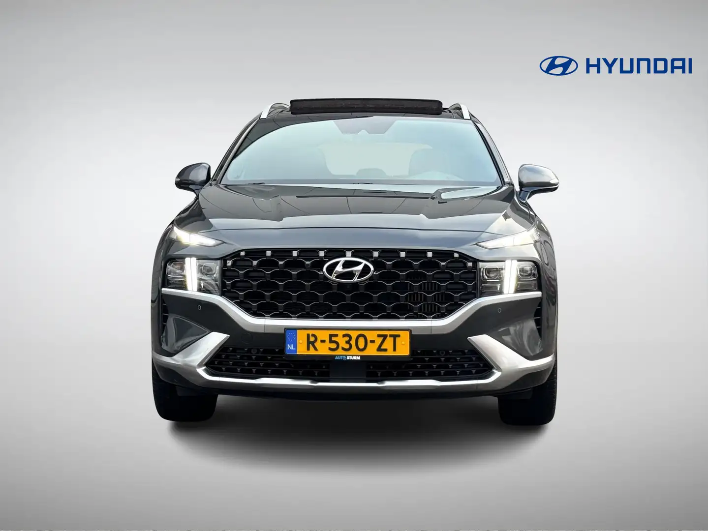 Hyundai SANTA FE 1.6 T-GDI HEV Premium Plus Sky 7p. NL-Auto, Meest Groen - 2