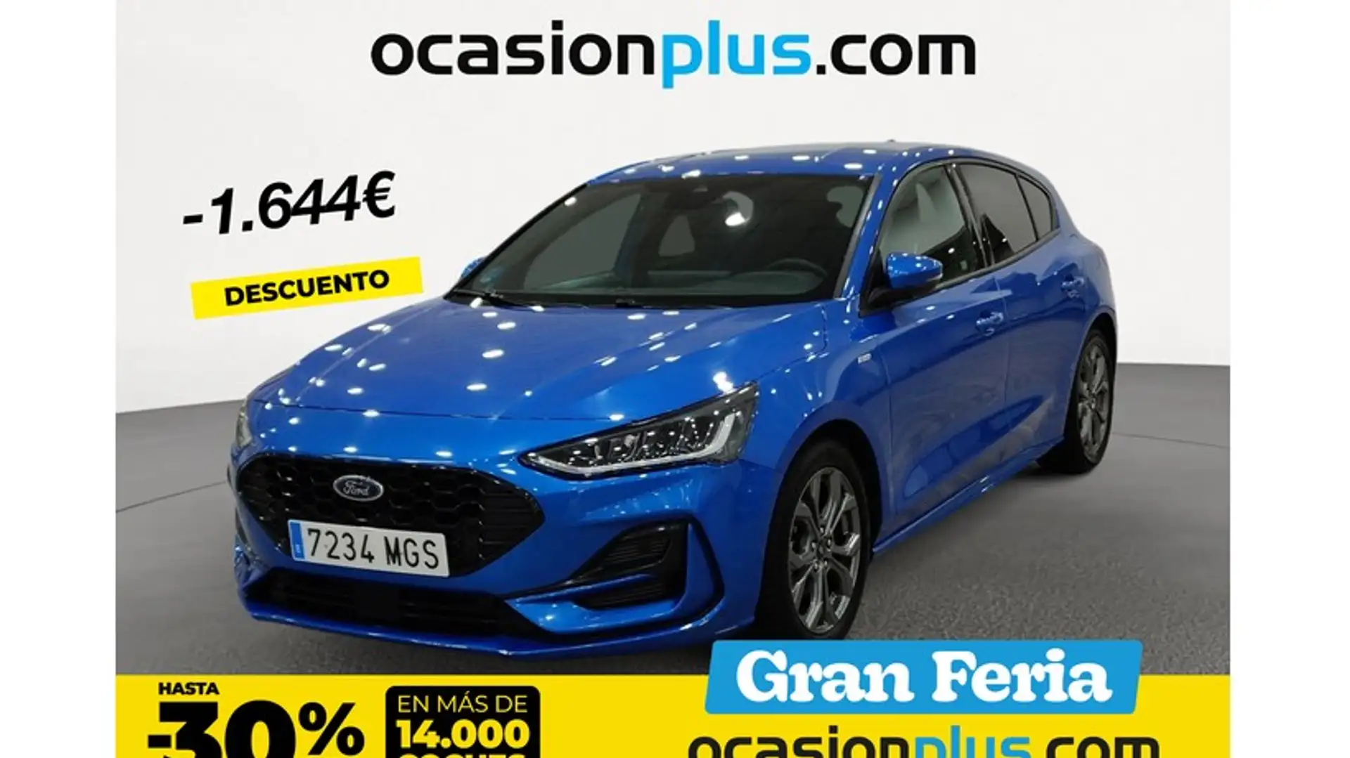 Ford Focus 1.0 Ecoboost MHEV ST-Line 155 Azul - 1