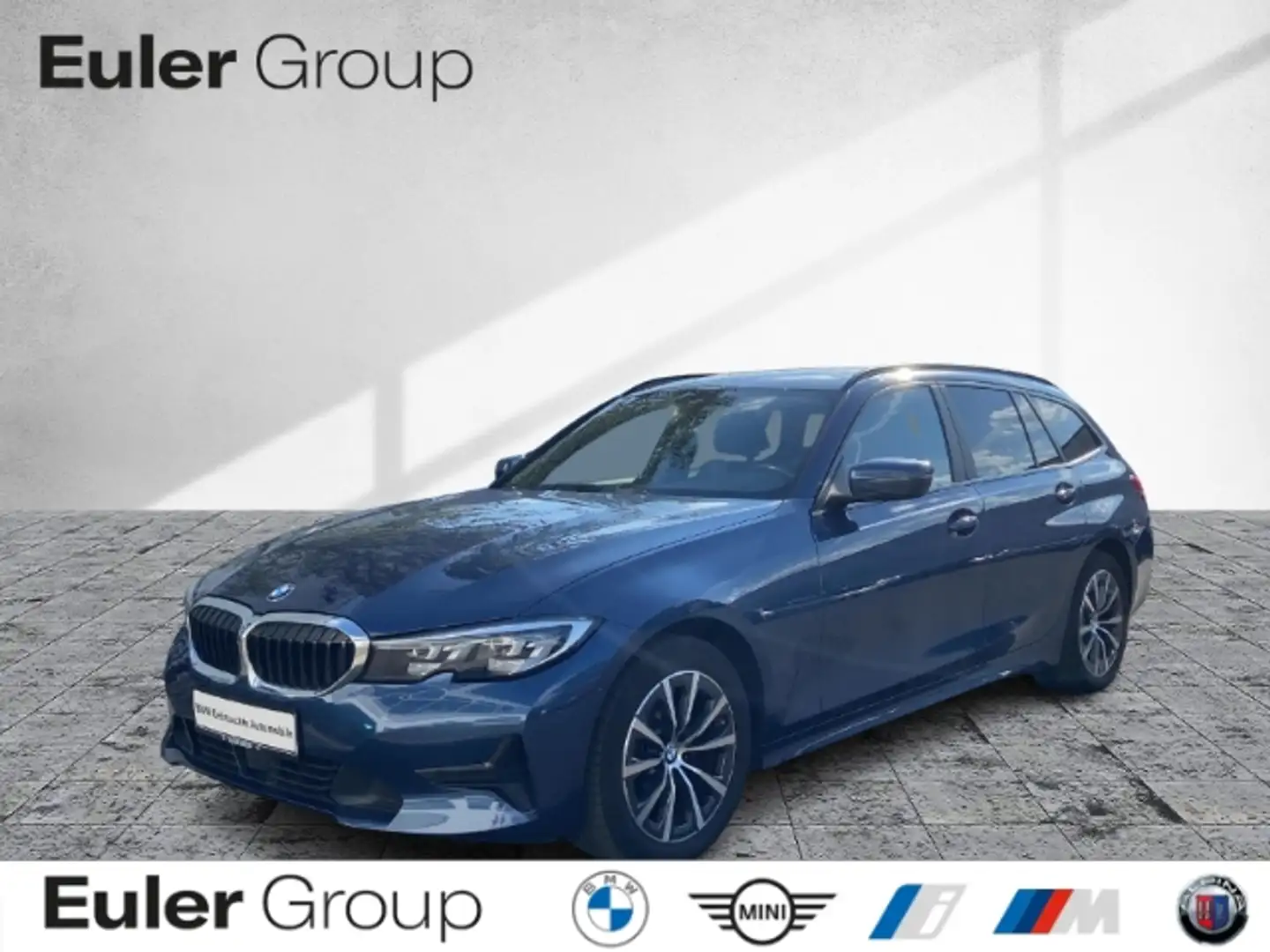 BMW 320 d xDrive Touring 17'' Navi Leder SHZ HiFi LiveCock Blau - 1