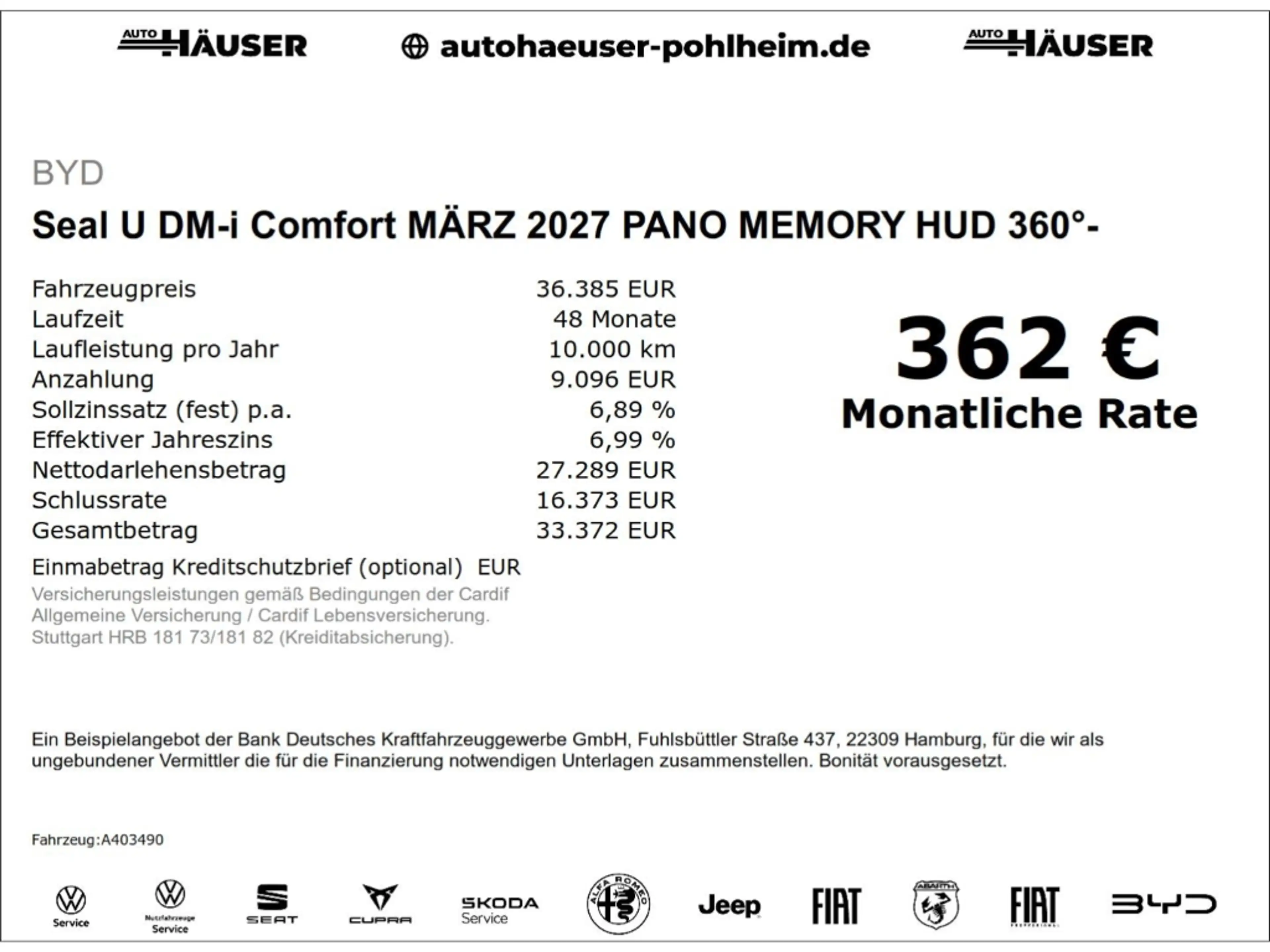 BYD Seal U DM-i Comfort MÄRZ 2027 PANO MEMORY HUD 360°-KAMERA — photo 11
