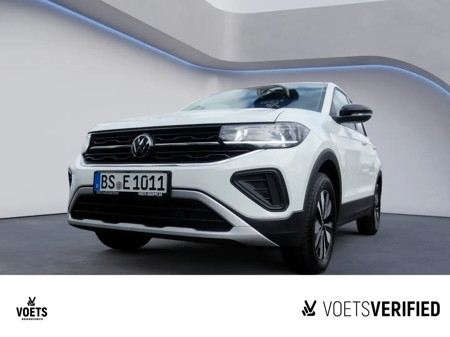 Volkswagen T-Cross Life 1.0 TSI LED+NAVI+RearView+ACC Weiß - 1