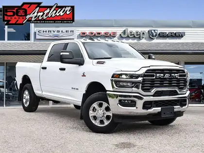 White 2025 RAM 2500 Pickup Truck Four-Wheel Drive 8-Speed Automatic