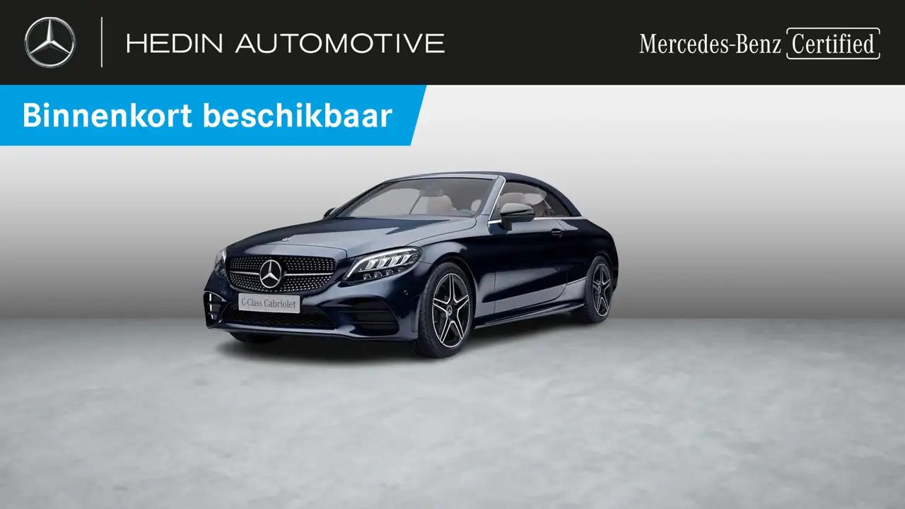 Mercedes-Benz C 180 Cabriolet AMG Line | Night Pack | Dodehoekassisten 2022 — миниатюра 1