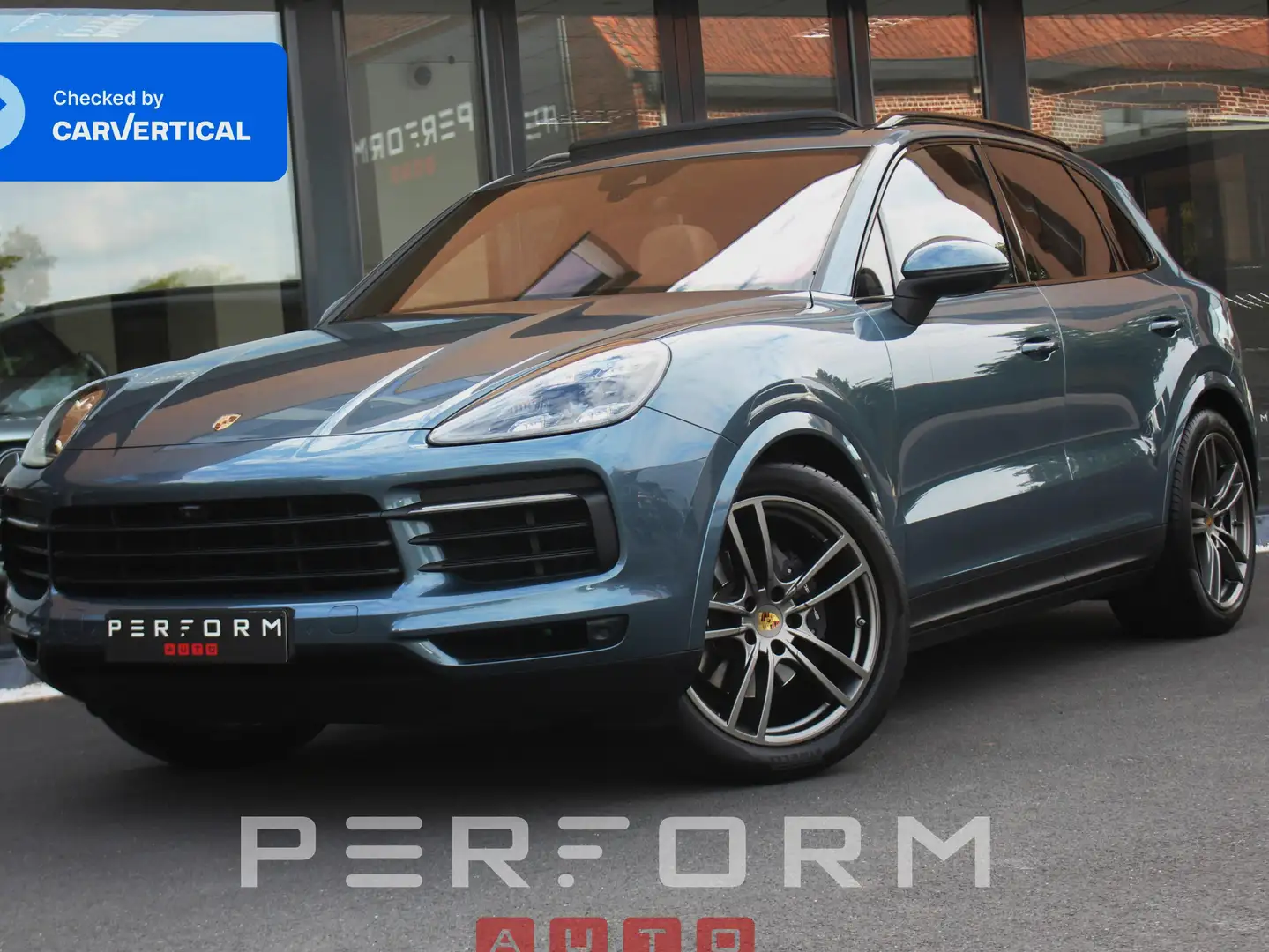 Porsche Cayenne 3.0i V6*PANO DAK*BOSE*360 CAM* + 1J GRNT Bleu - 1