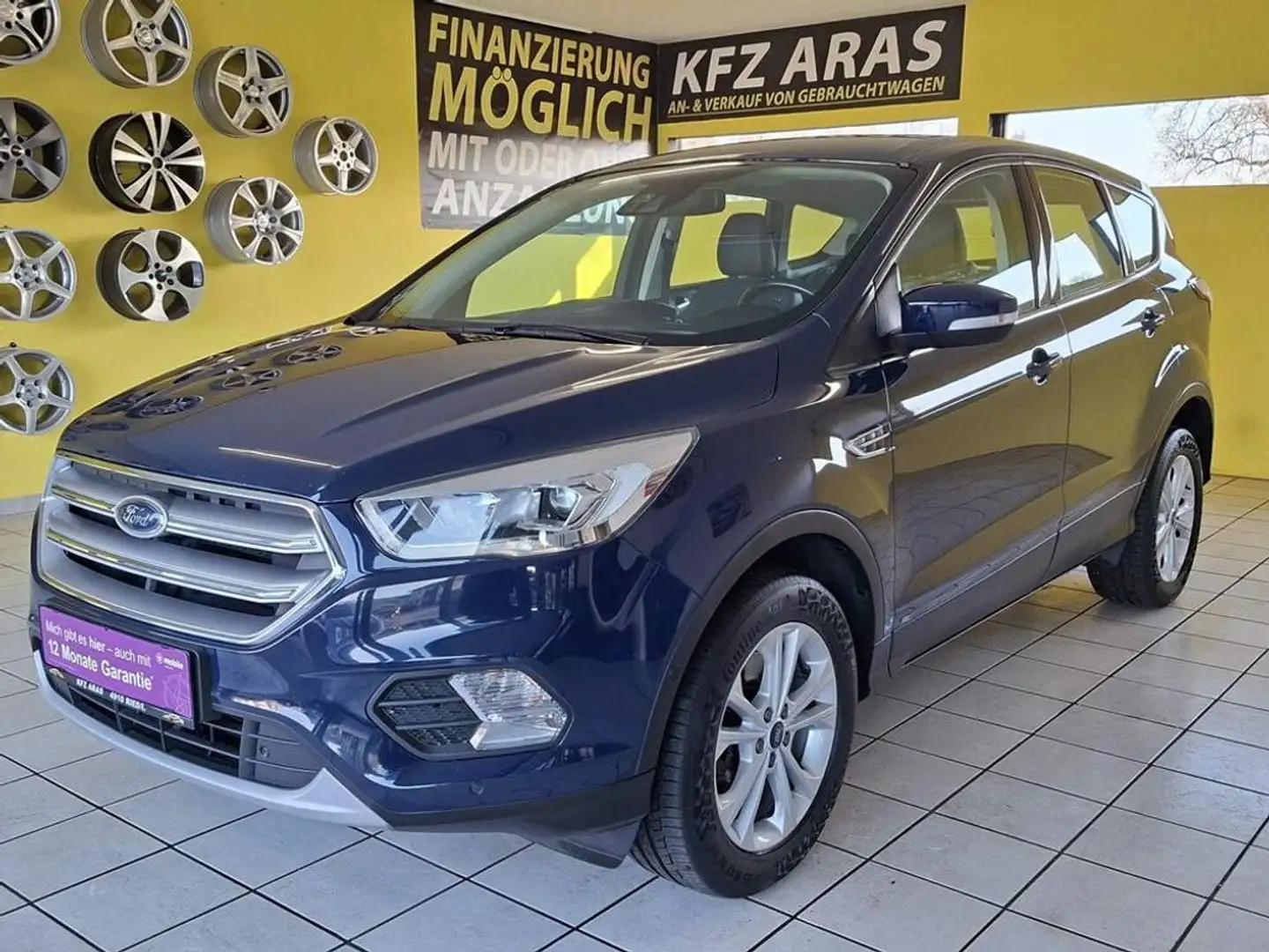 Ford Kuga Titanium PDC, KLIMA, TEMPOMAT, AHK Blau - 1