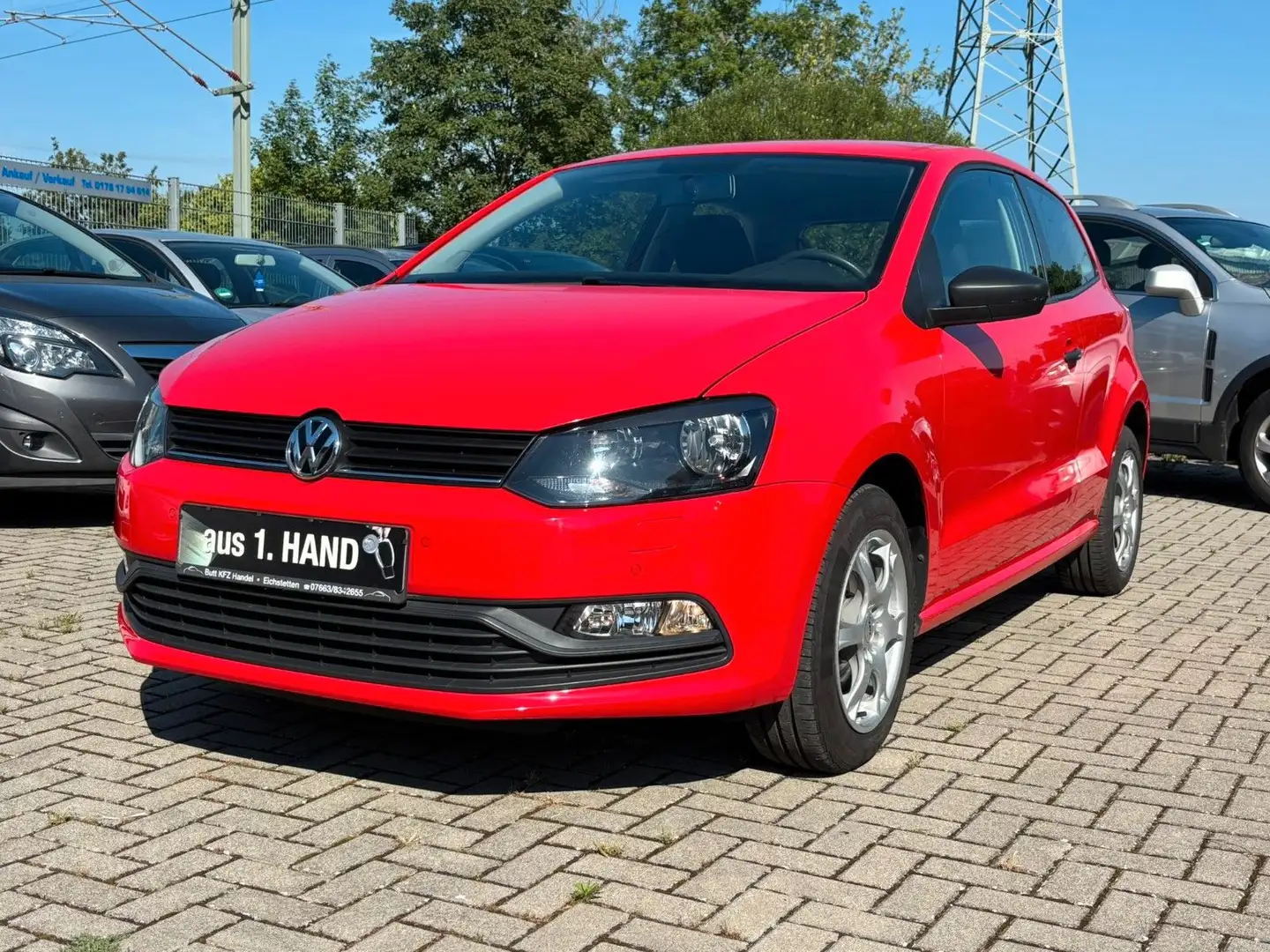 Volkswagen Polo V Trendline Klima TÜV NEU ( 1 HAND ) Rot - 2
