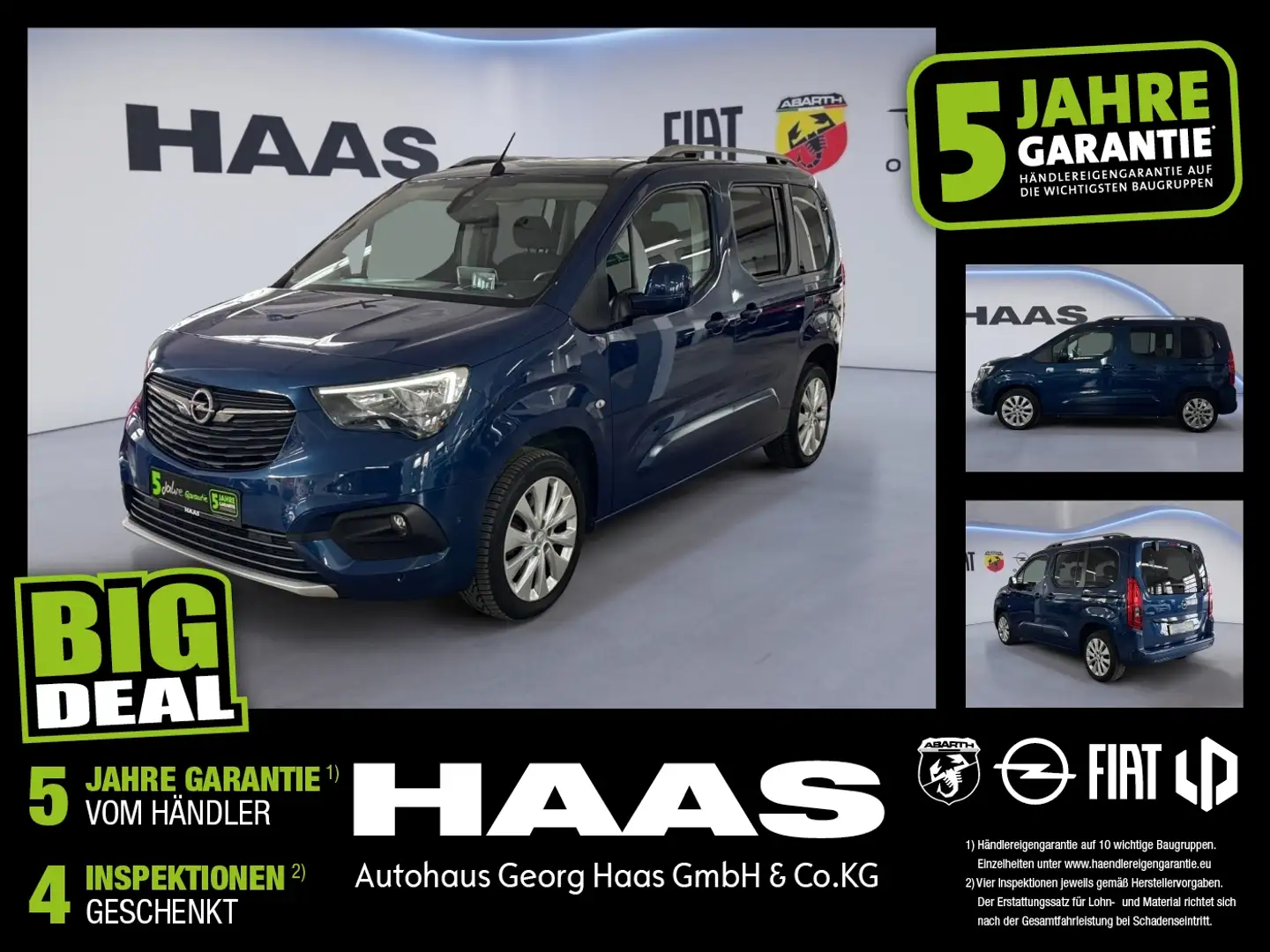 Opel Combo Life E 1.5 D Innovation Klimaautom. , Navi Bleu - 1