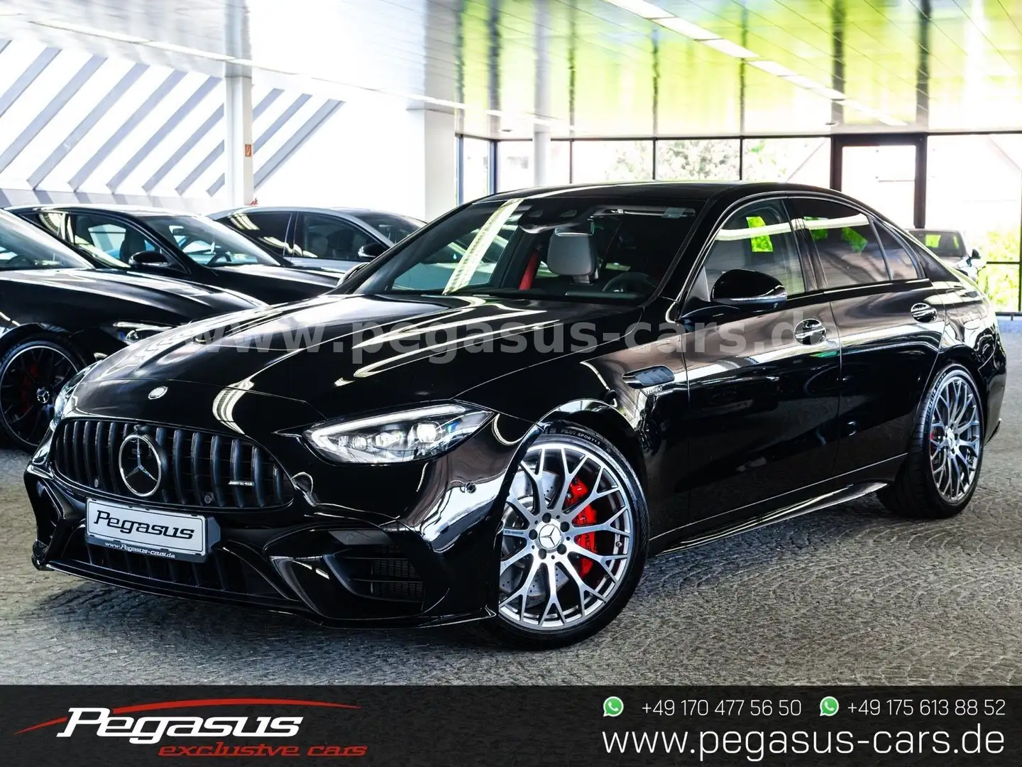 Mercedes-Benz C 63 AMG C 63 Se AMG *PREMIUM PLUS*STOCK*EUR1*-20%! Černá - 1