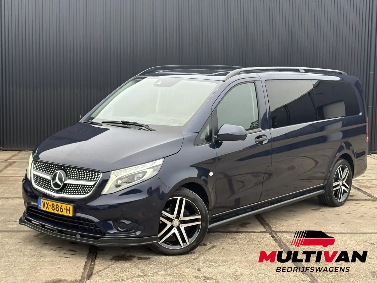 Mercedes-Benz Vito 114 Extra Lang DC | LED | CAMERA | ARMSTEUN V+A | Bleu - 1