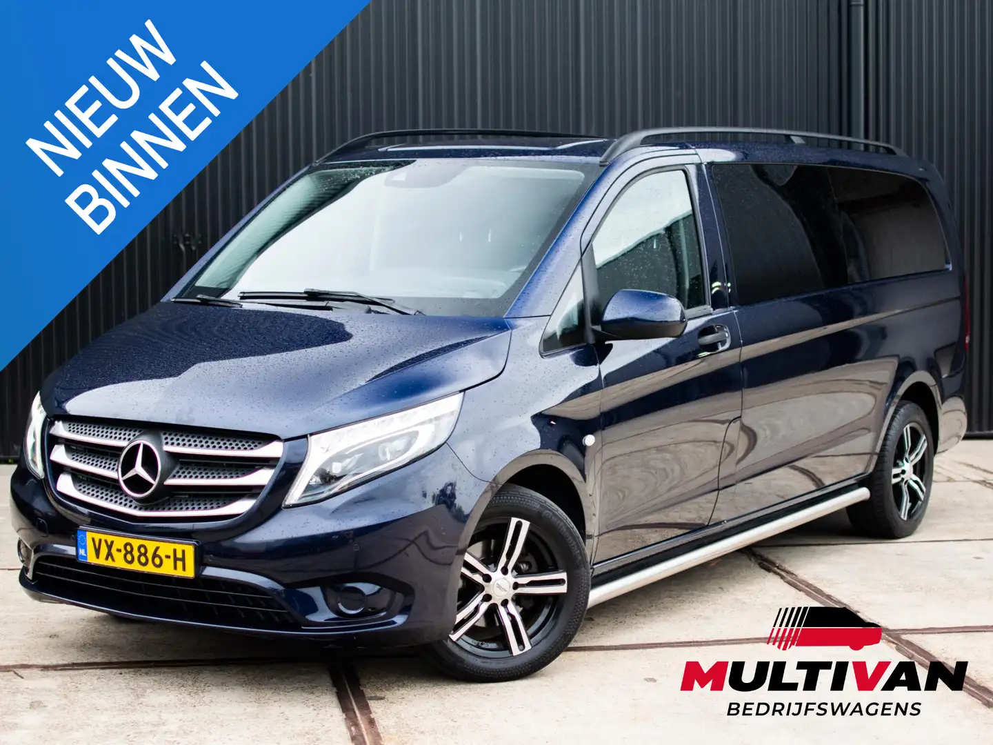 Mercedes-Benz Vito 114 Extra Lang DC | MARGE | LED | CAMERA | ARMSTEU Blauw - 1