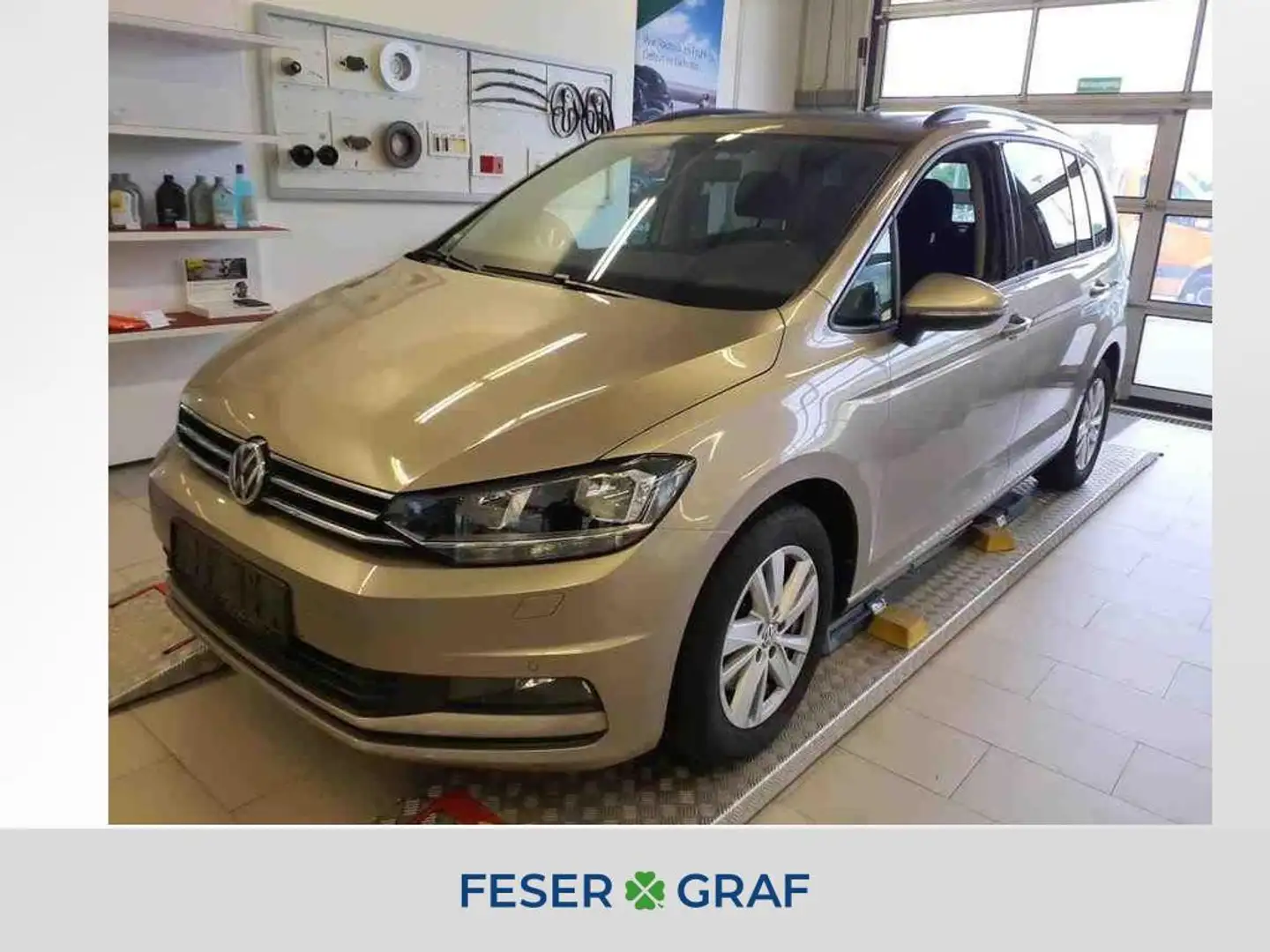 Volkswagen Touran Comfortline 2.0TDI NAVI/PANO/AHK/7SITZER Beige - 1