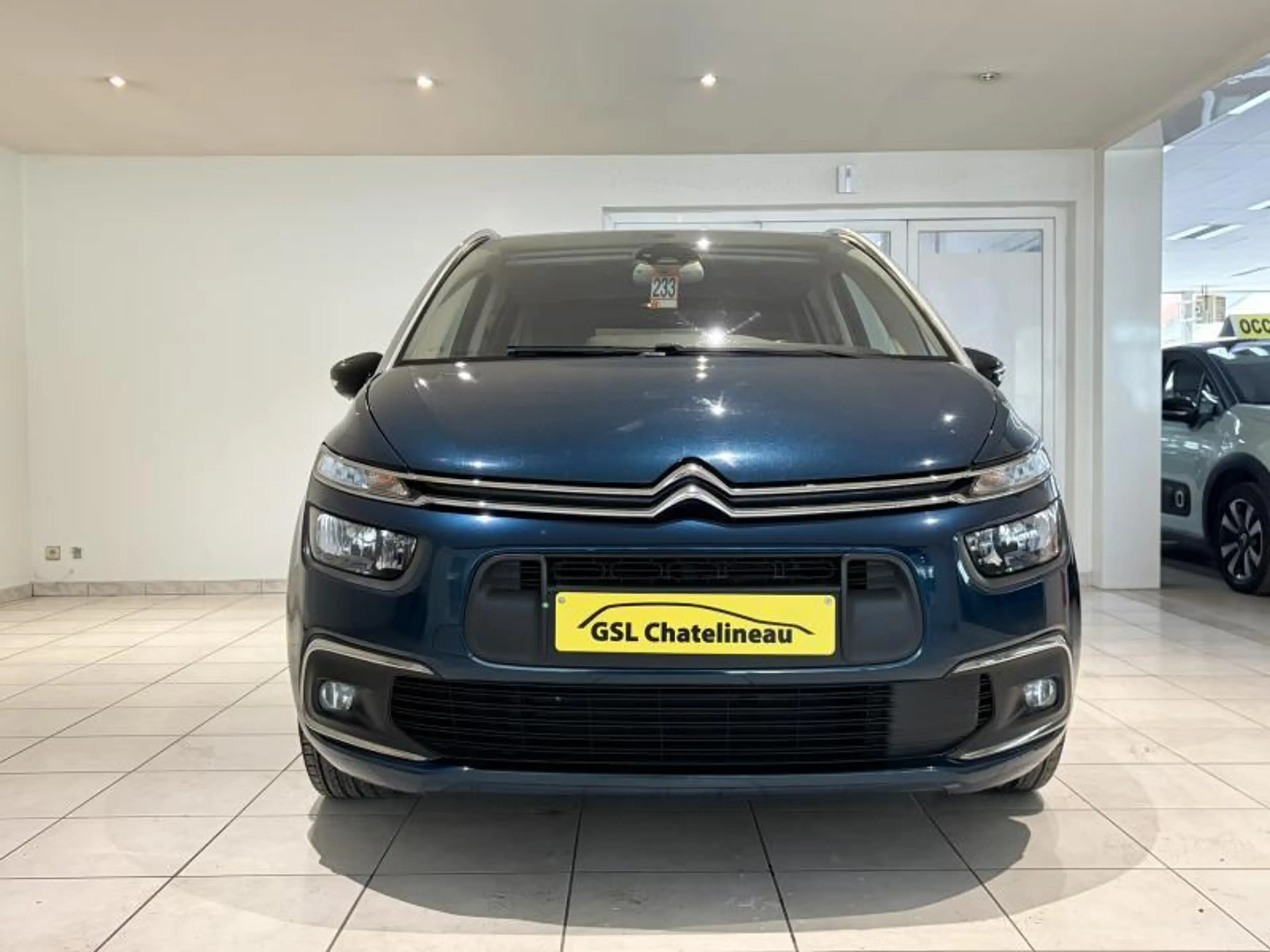 Citroen Grand C4 SpaceTourer 1.5HDi 130cv 7pl Automatique vert 04/21 Airco/GPS — photo 2