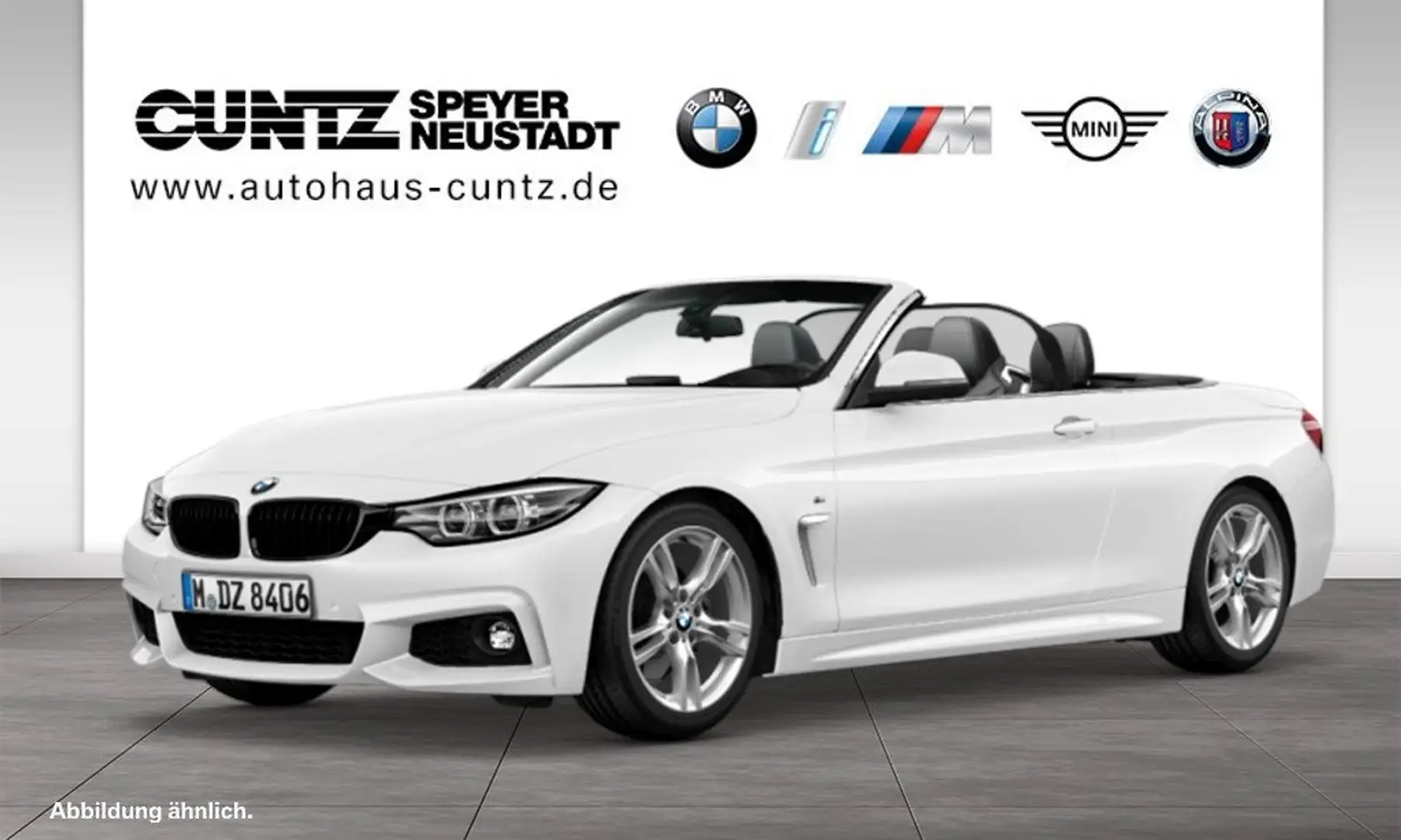 BMW 430 i Cabrio M SPORTPAKET HiFi Navi Prof. Alarm Wit - 1