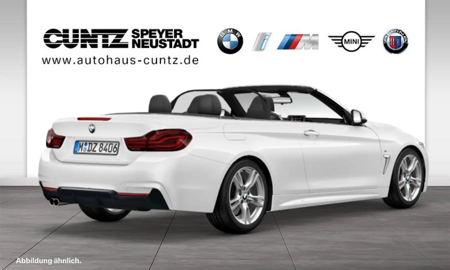 BMW 430 i Cabrio M SPORTPAKET HiFi Navi Prof. Alarm Wit - 2