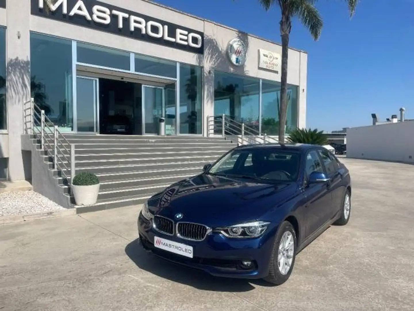 BMW 318 318d Business Advantage Automatica, Km Certificati Bleu - 1