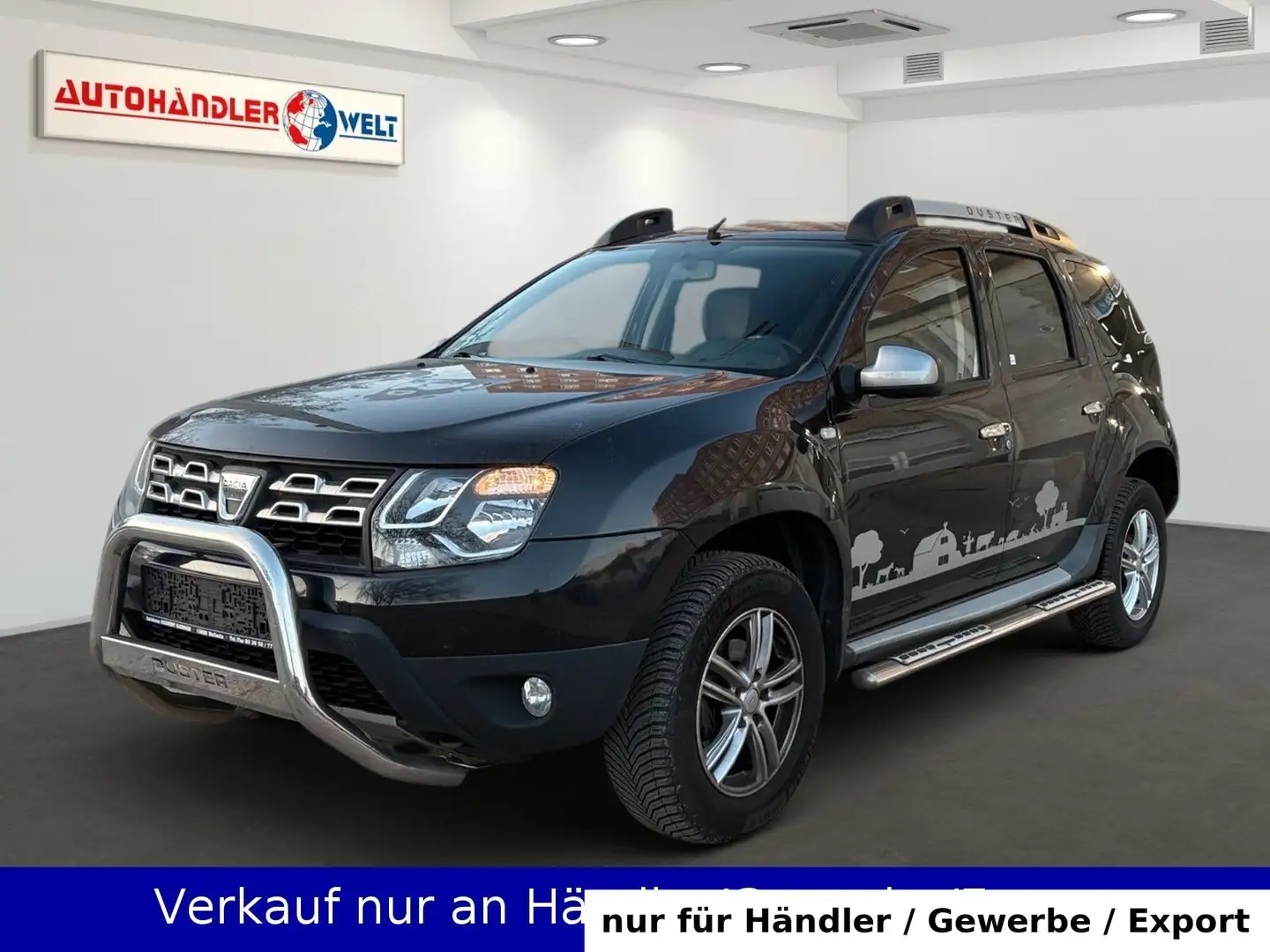 Dacia Duster 1.2i Klimaanlage Leder SHZ Navi PDC AHK Schwarz - 1