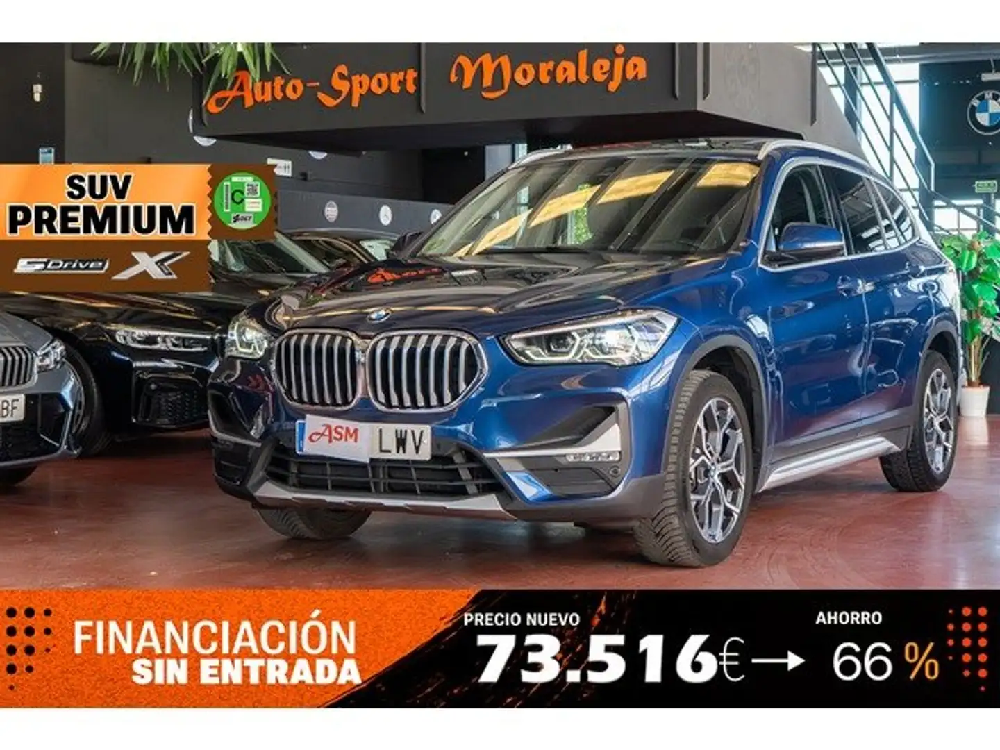 BMW X1 sDrive 18dA Azul - 1