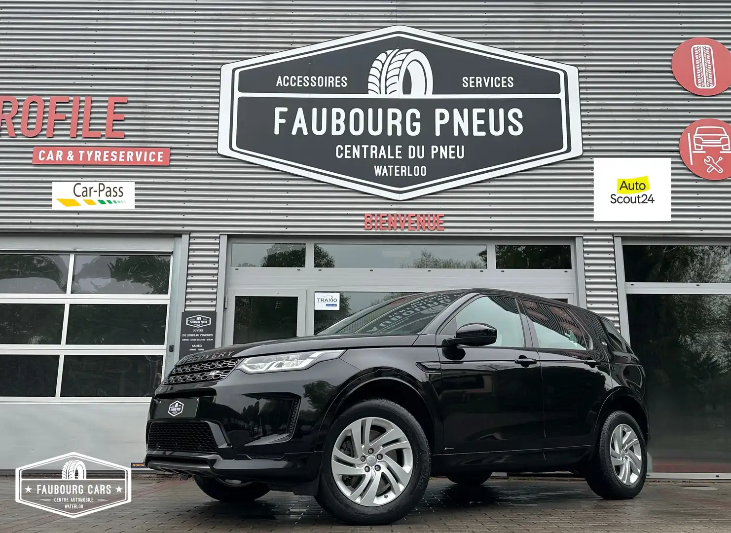Land Rover Discovery Sport *4WD*P200*R-DYNAMIC-SE*HISTORIQUE-LR-100%*1-OWNER* Zwart - 1