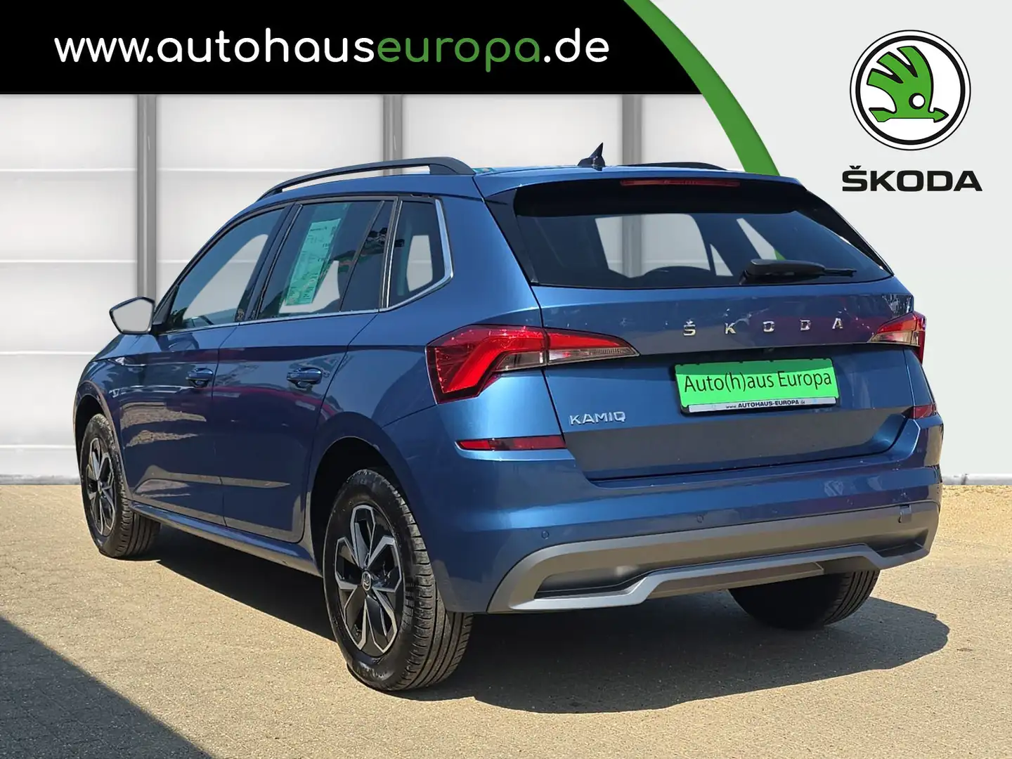 Skoda Kamiq 1.5 TSI DSG Ambition KlimaA SmartLink Kam PDC SHZ Bleu - 2