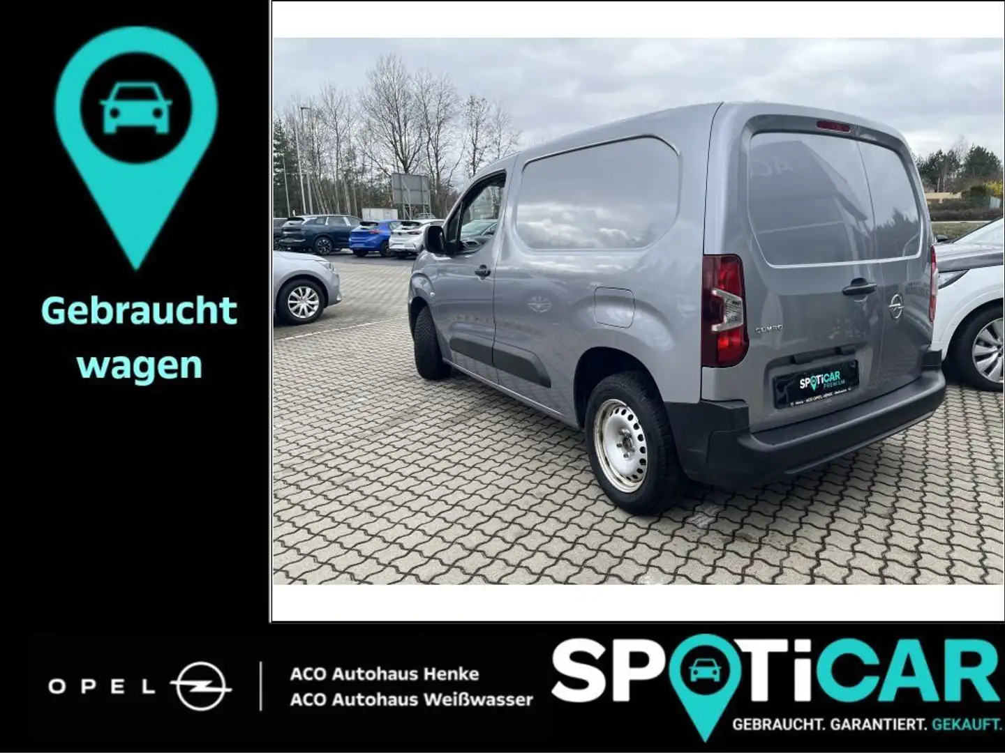 Opel Combo Cargo 1.2 DIT Edition Silber - 2