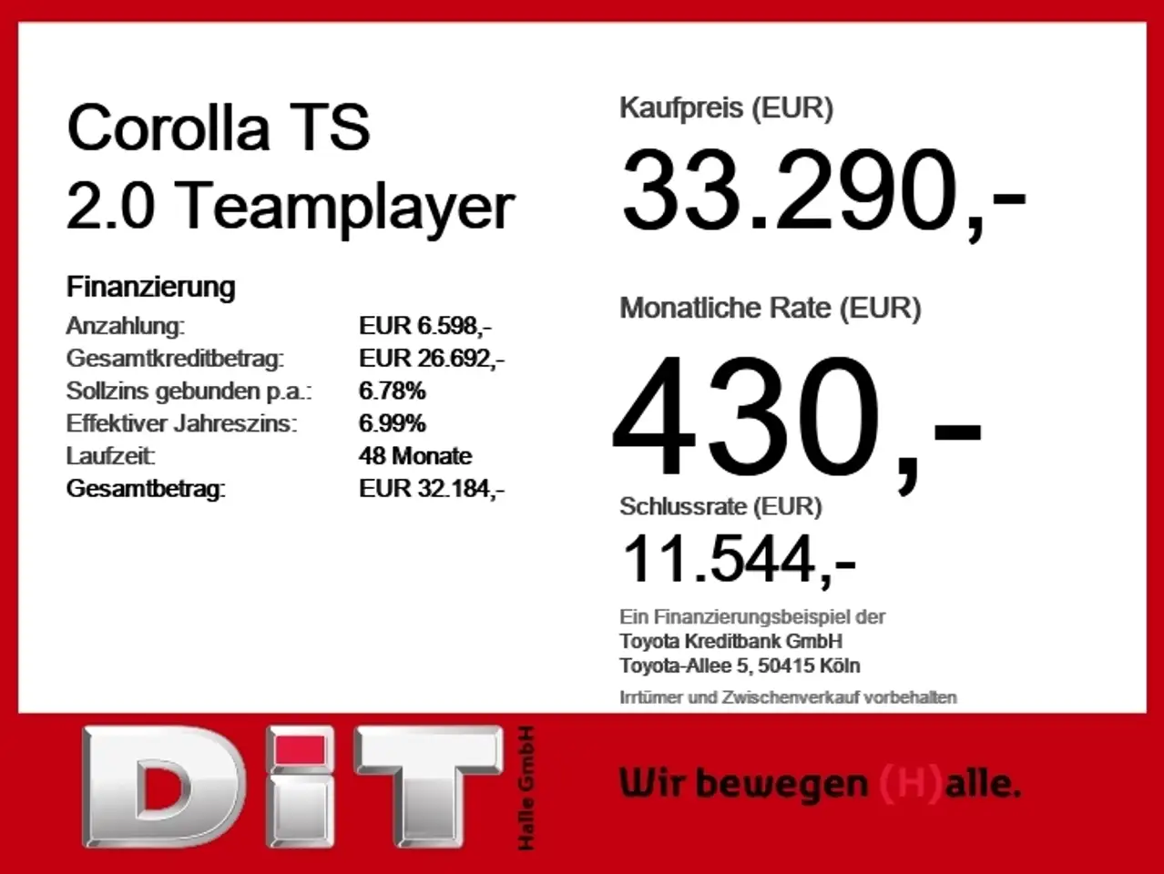 Toyota Corolla TS 2.0 Teamplayer Technik-Paket Sitzhzg 3