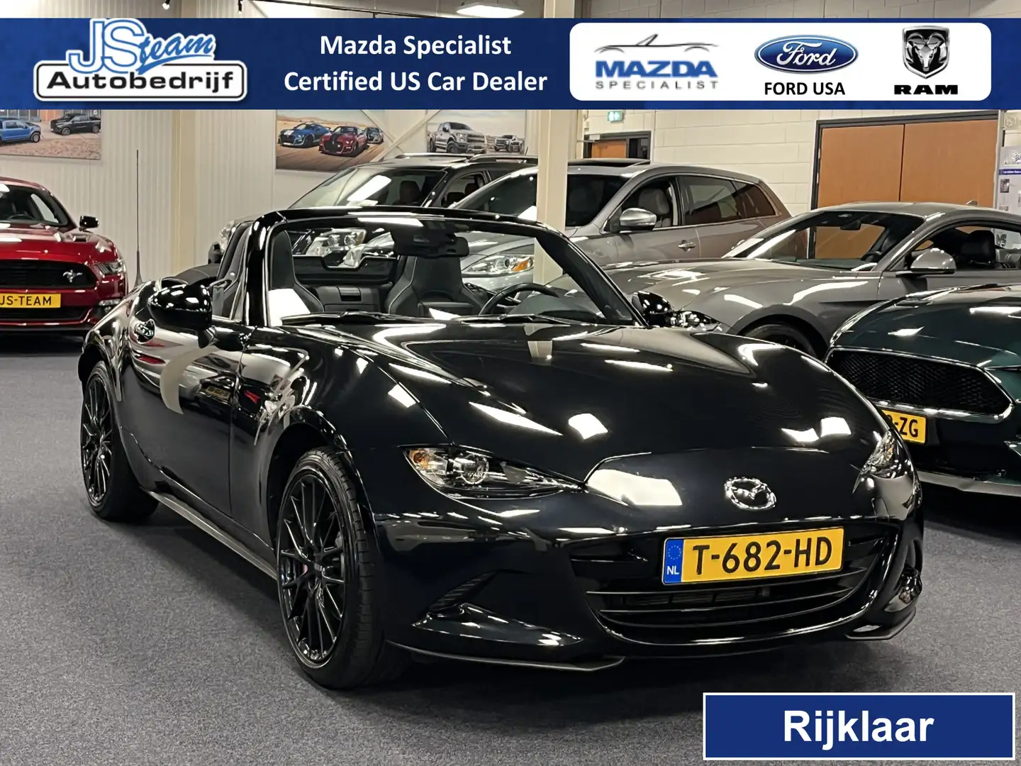 Mazda MX-5 ND Roadster 2.0 SkyActiv-G 184PK Homura Recaro BBS Schwarz - 1