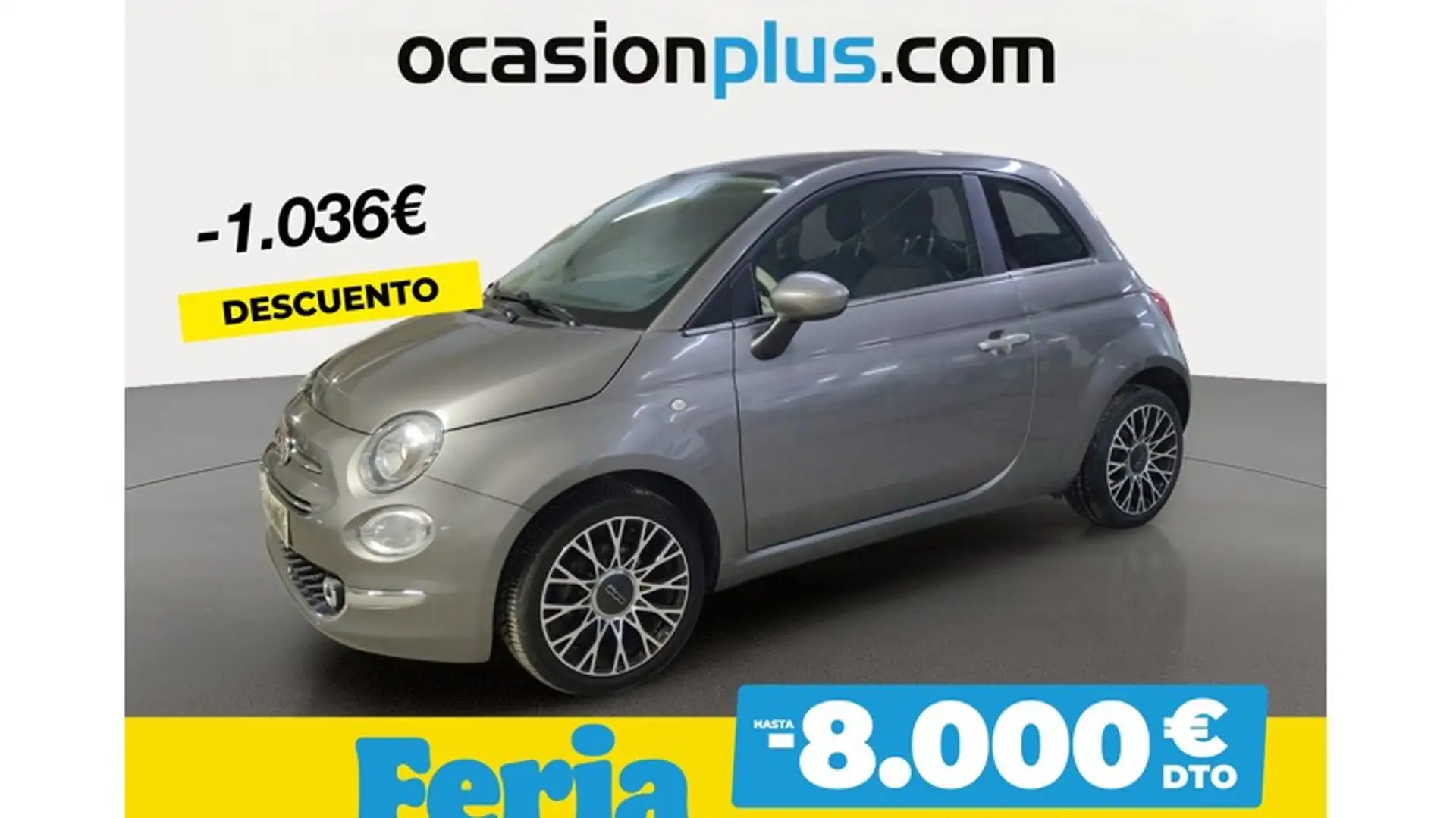 Fiat 500 1.0 Hybrid Dolcevita 52kW Grau - 1