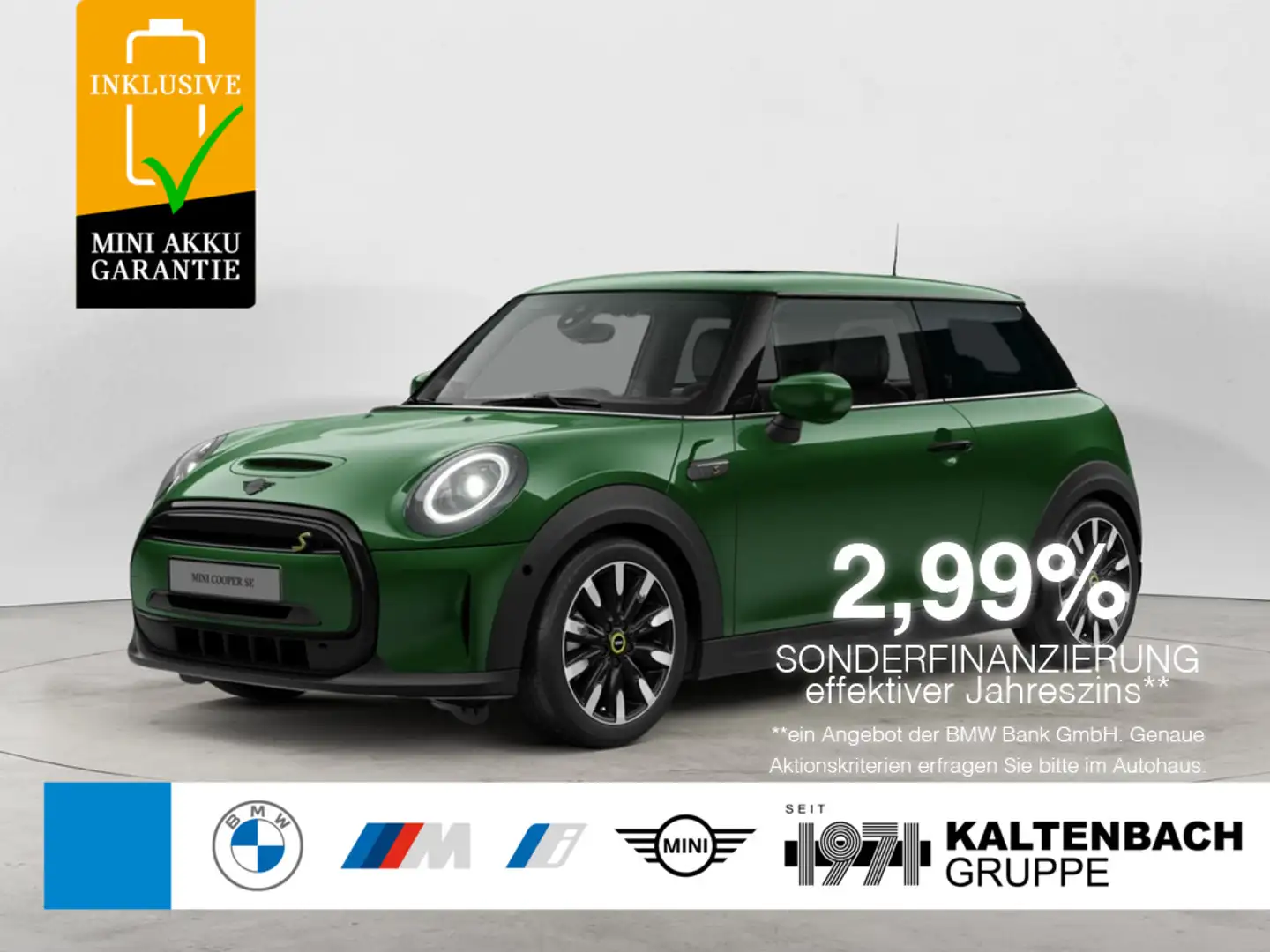 MINI Cooper SE Yours Trim FACEL. PANO HUD LED NAVI Vert - 1